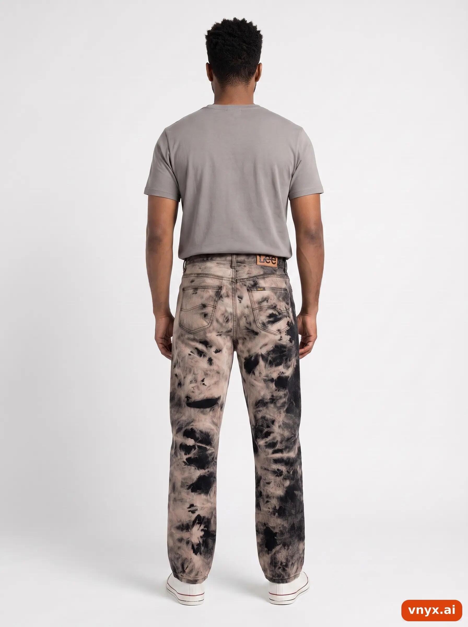 Second Life - Vintage Lee Black/Beige Jeans Men 33 2/6