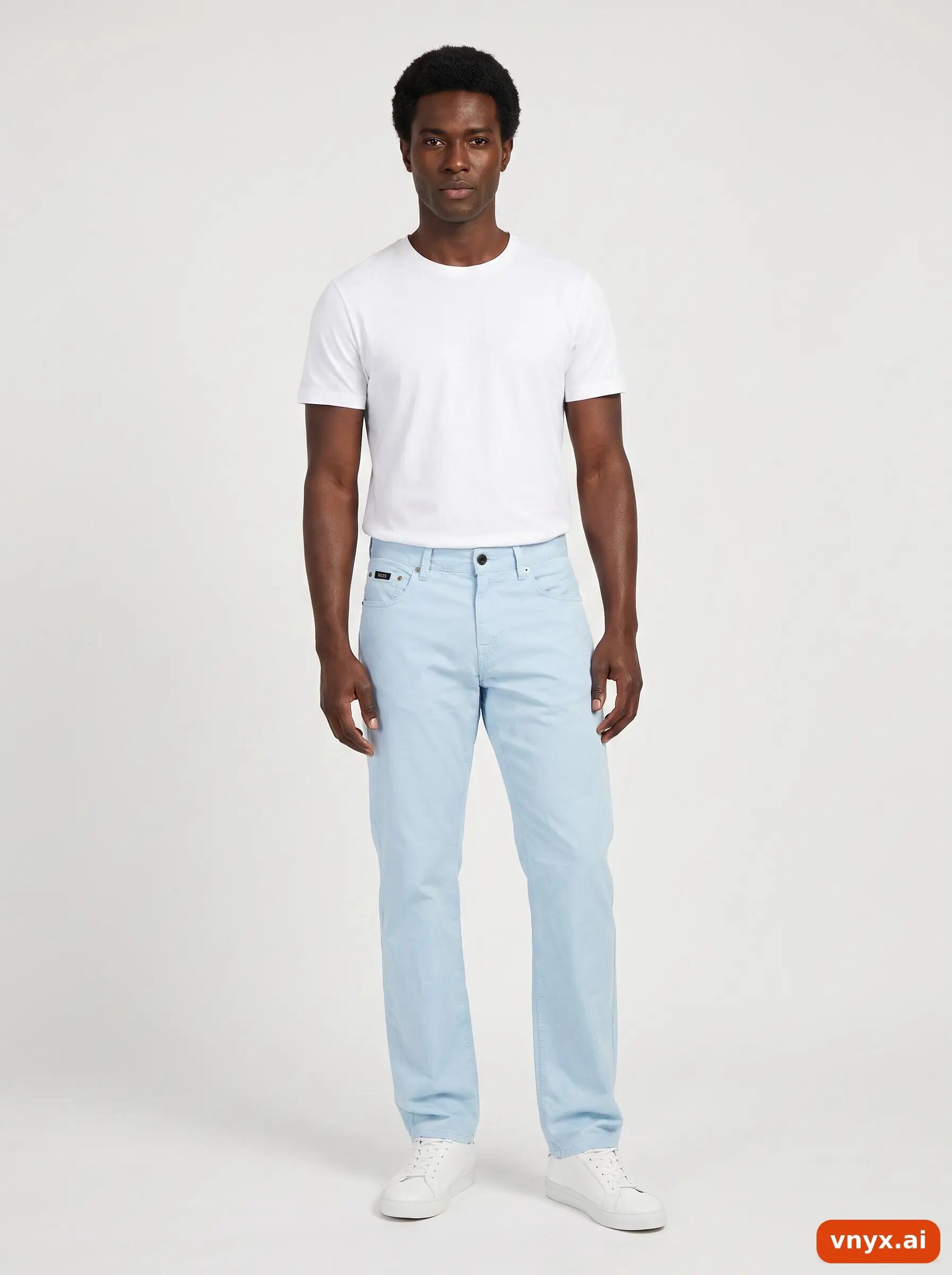 Second Life - Vintage Hugo Boss Blue Chinos Men W33 L36 3/6