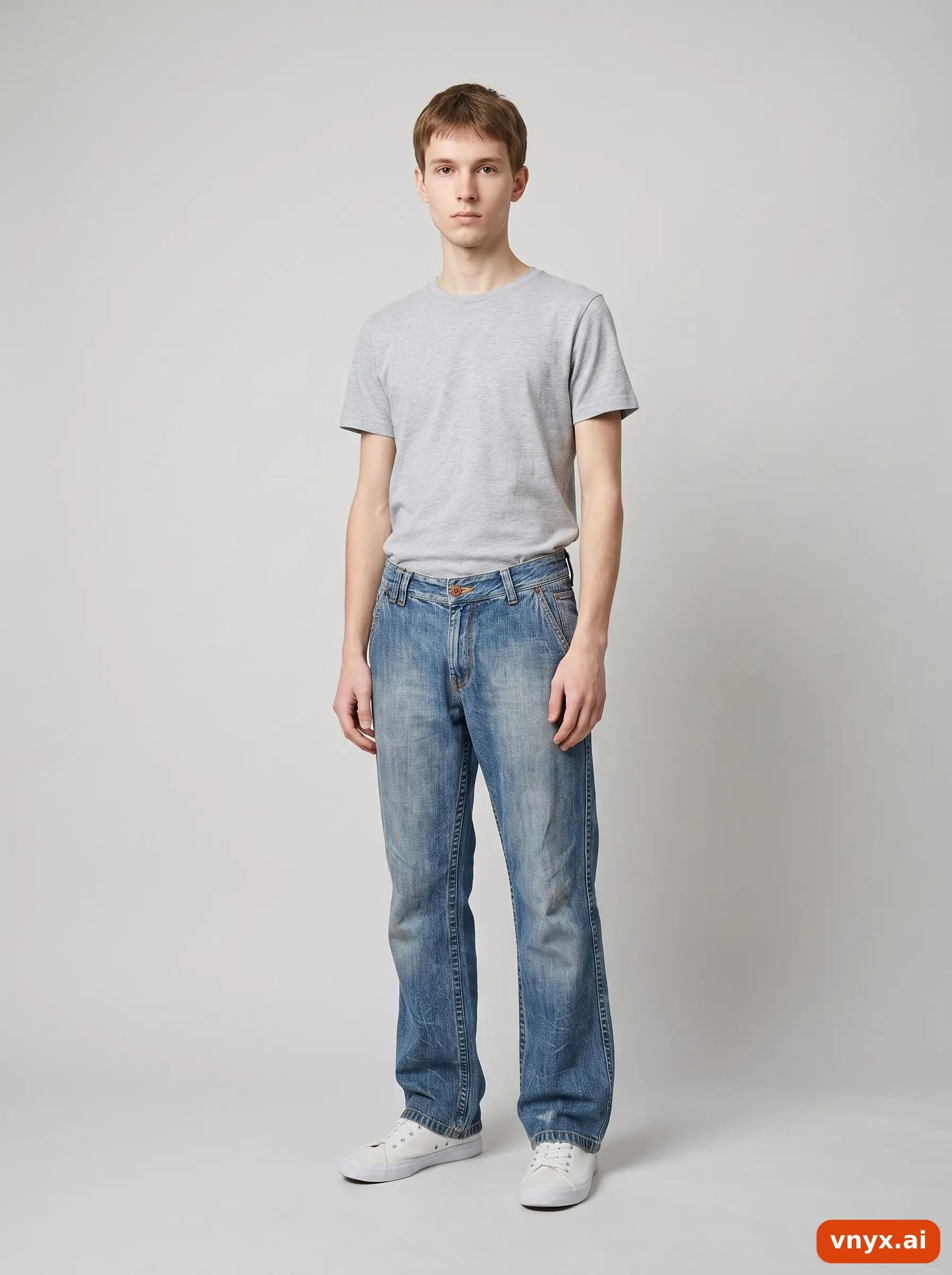 Second Life - Vintage Quiksilver Blue Jeans Men W32 L32 3/6