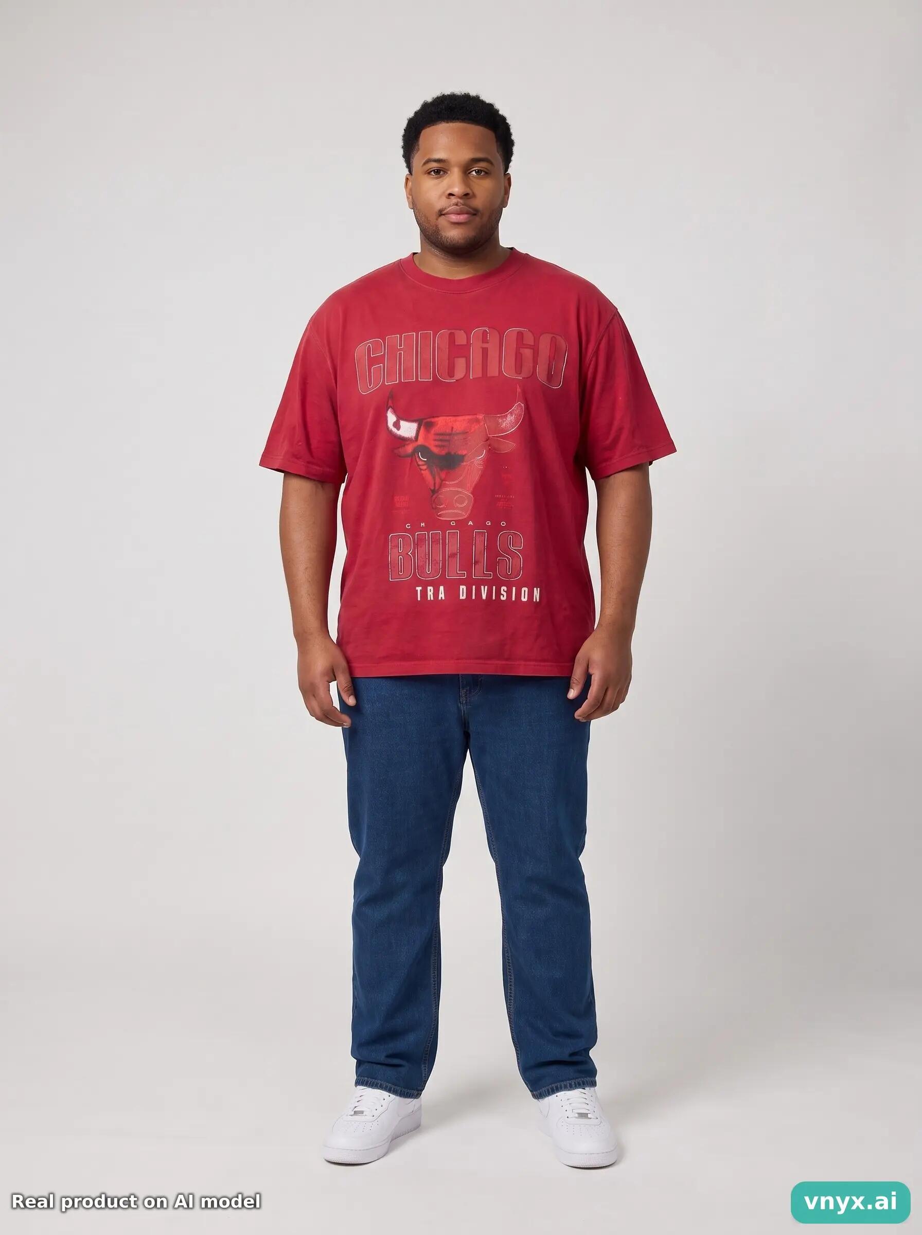 Second Life - Vintage Chicago Bulls Red T-Shirt Men XL 5/6