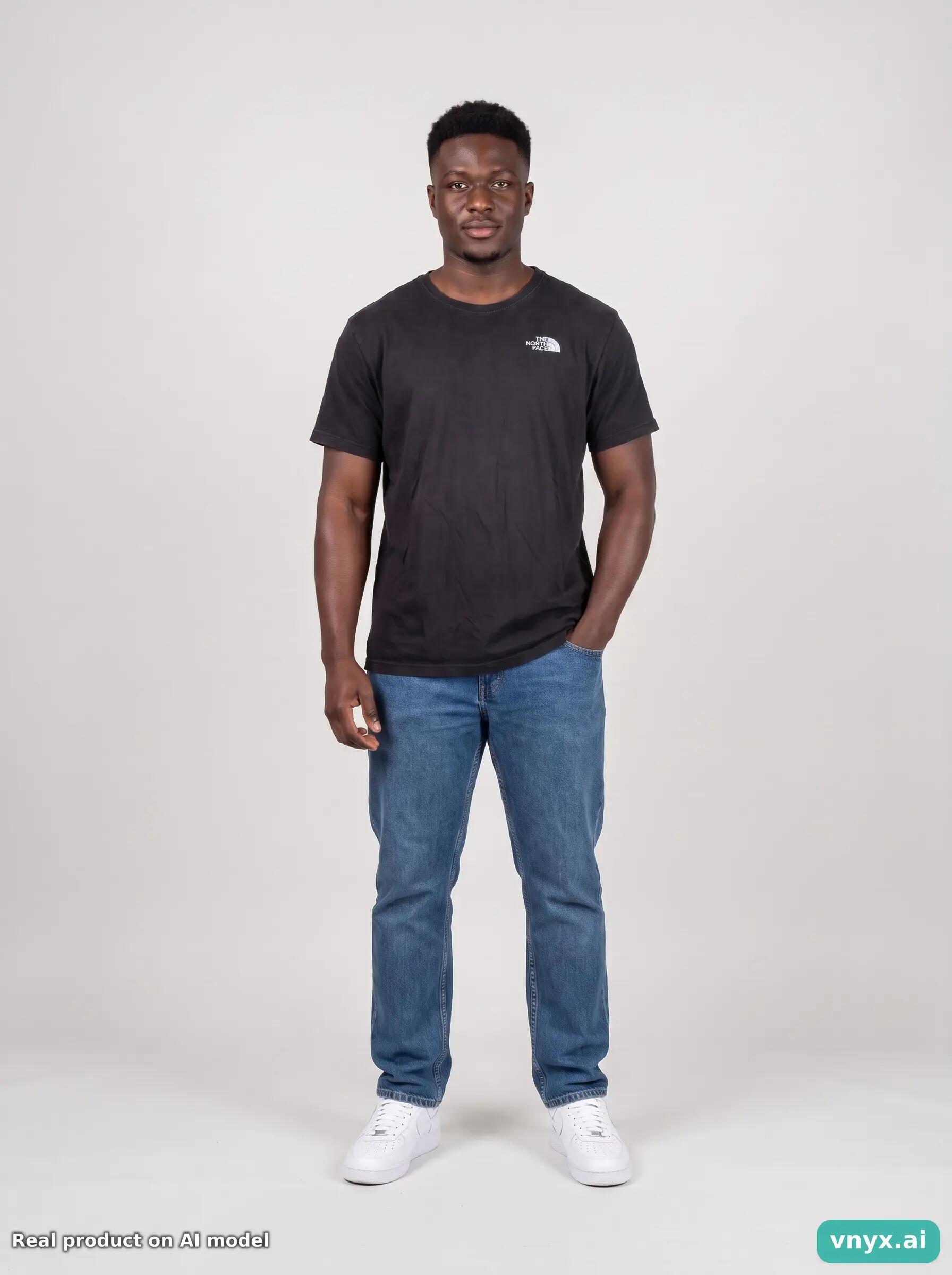 Second Life - Vintage The North Face Black T-Shirt Men L 5/6