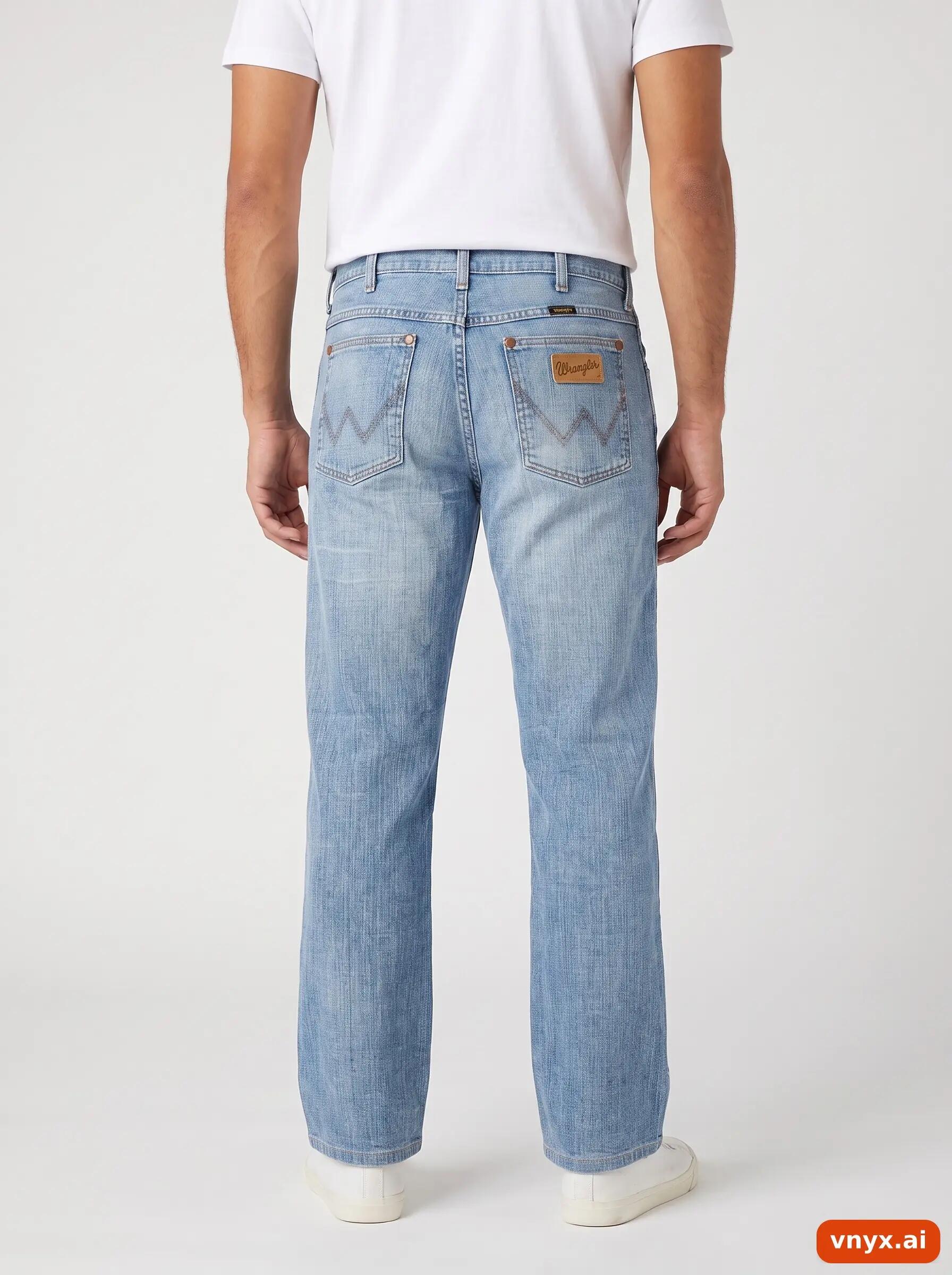 Second Life - Vintage Wrangler Blue Jeans Men W35 L28 2/6