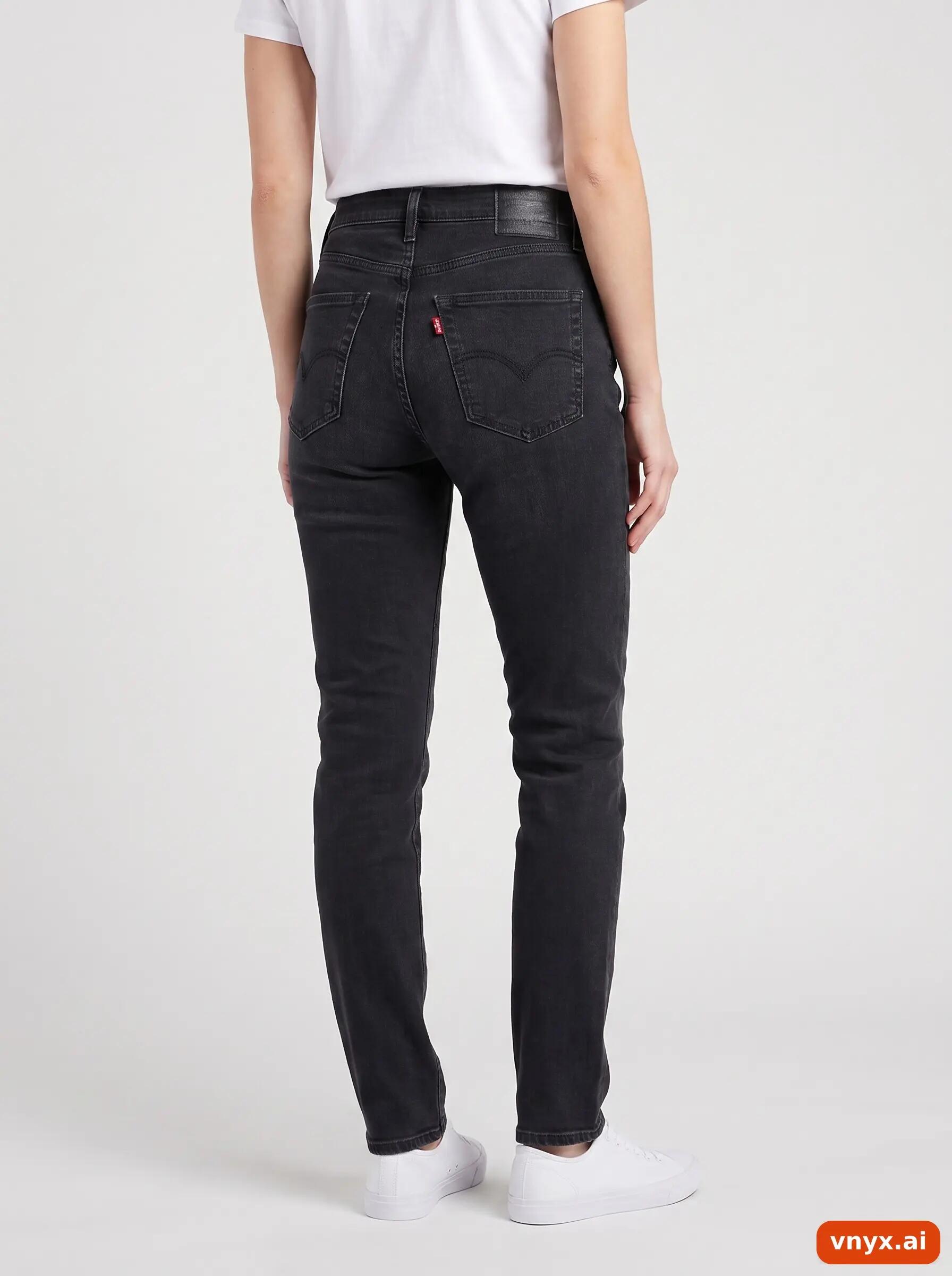 Second Life - Vintage LEVI STRAUSS & CO. Black Jeans Women W34 L34 5/6