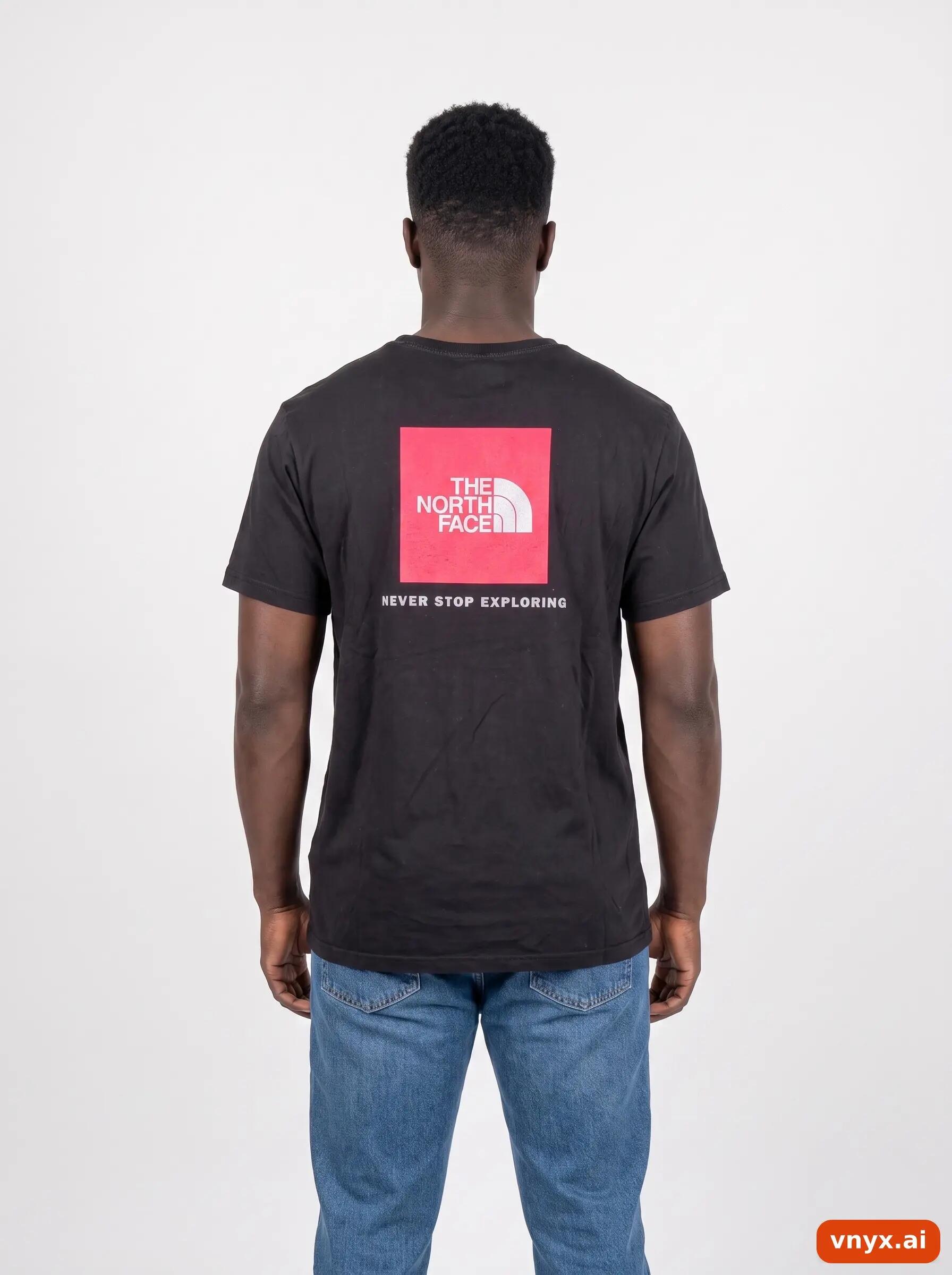Second Life - Vintage The North Face Black T-Shirt Men L 2/6