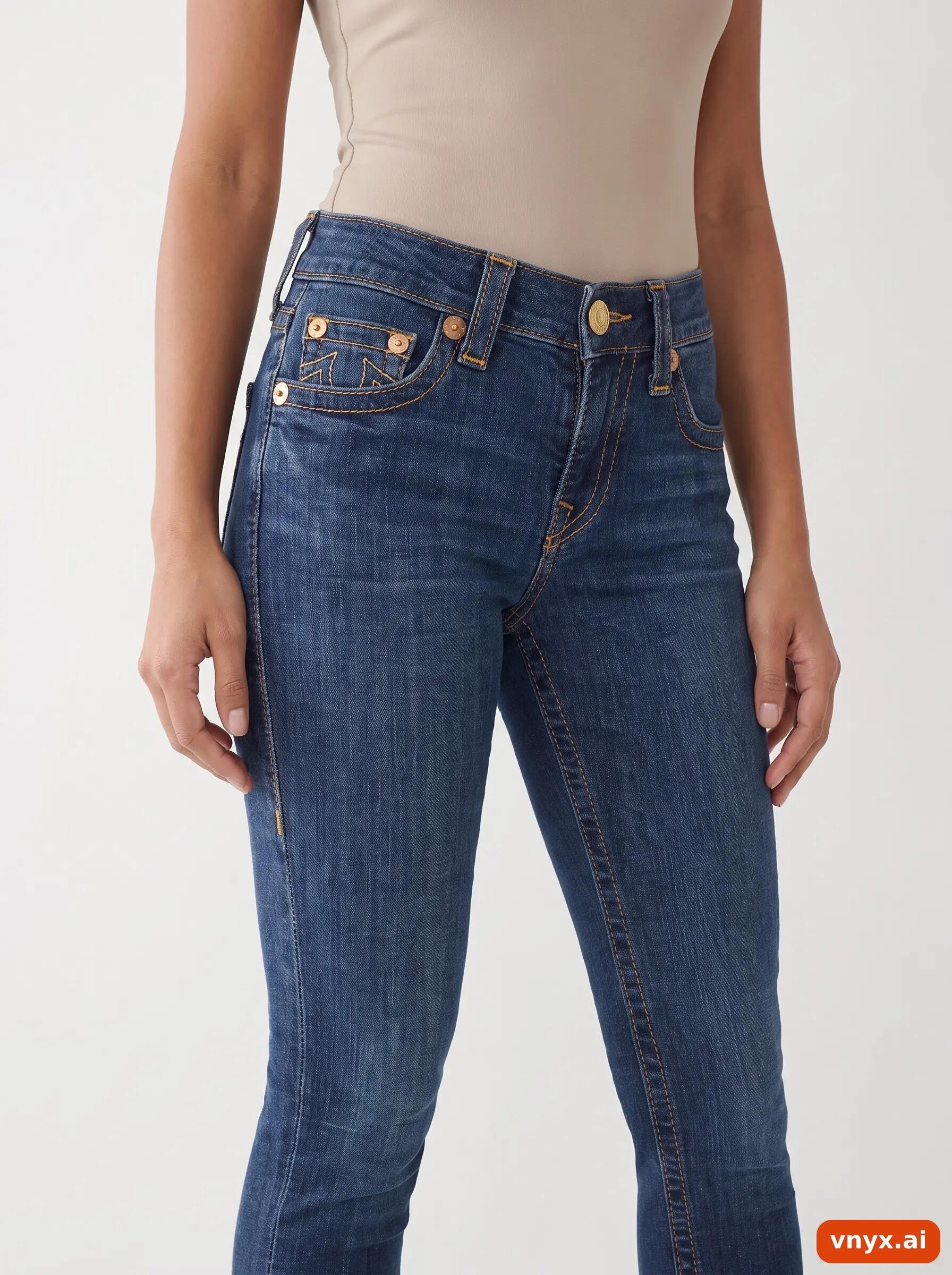 Second Life - Vintage True Religion Blue Jeans Women W26 5/6