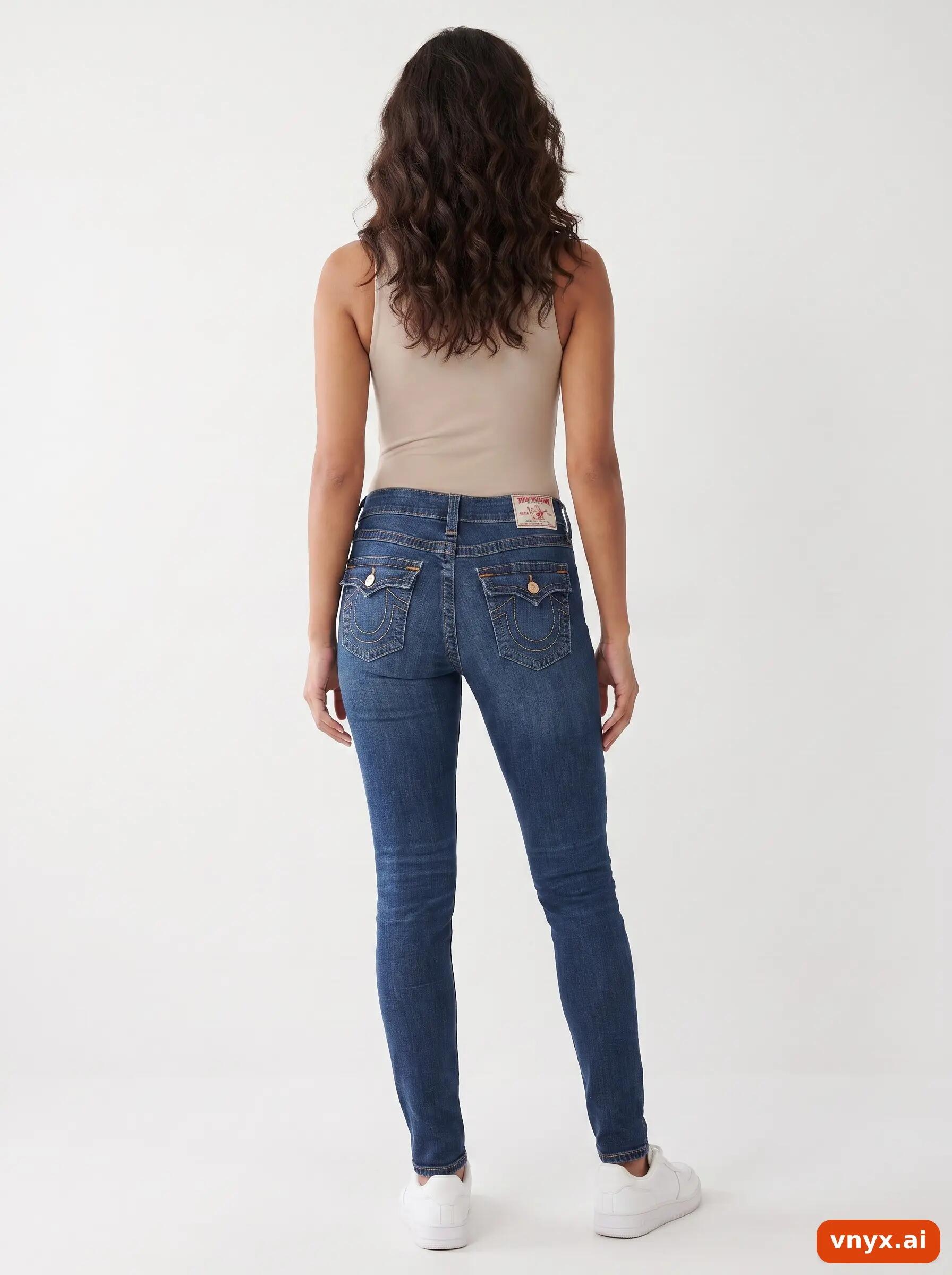 Second Life - Vintage True Religion Blue Jeans Women W26 4/6