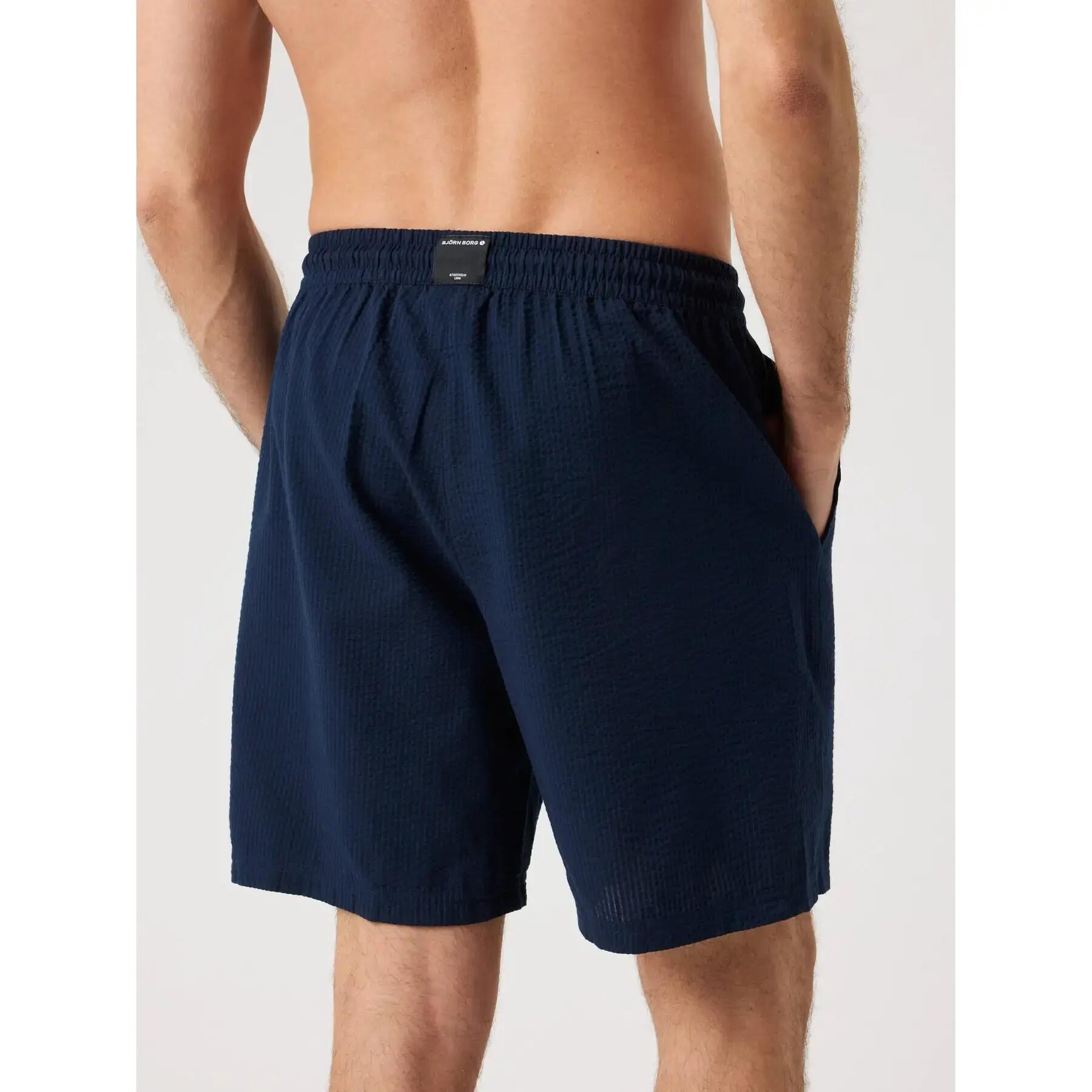 Pantaloni corti da vacanza in seersucker Björn Borg 2/4