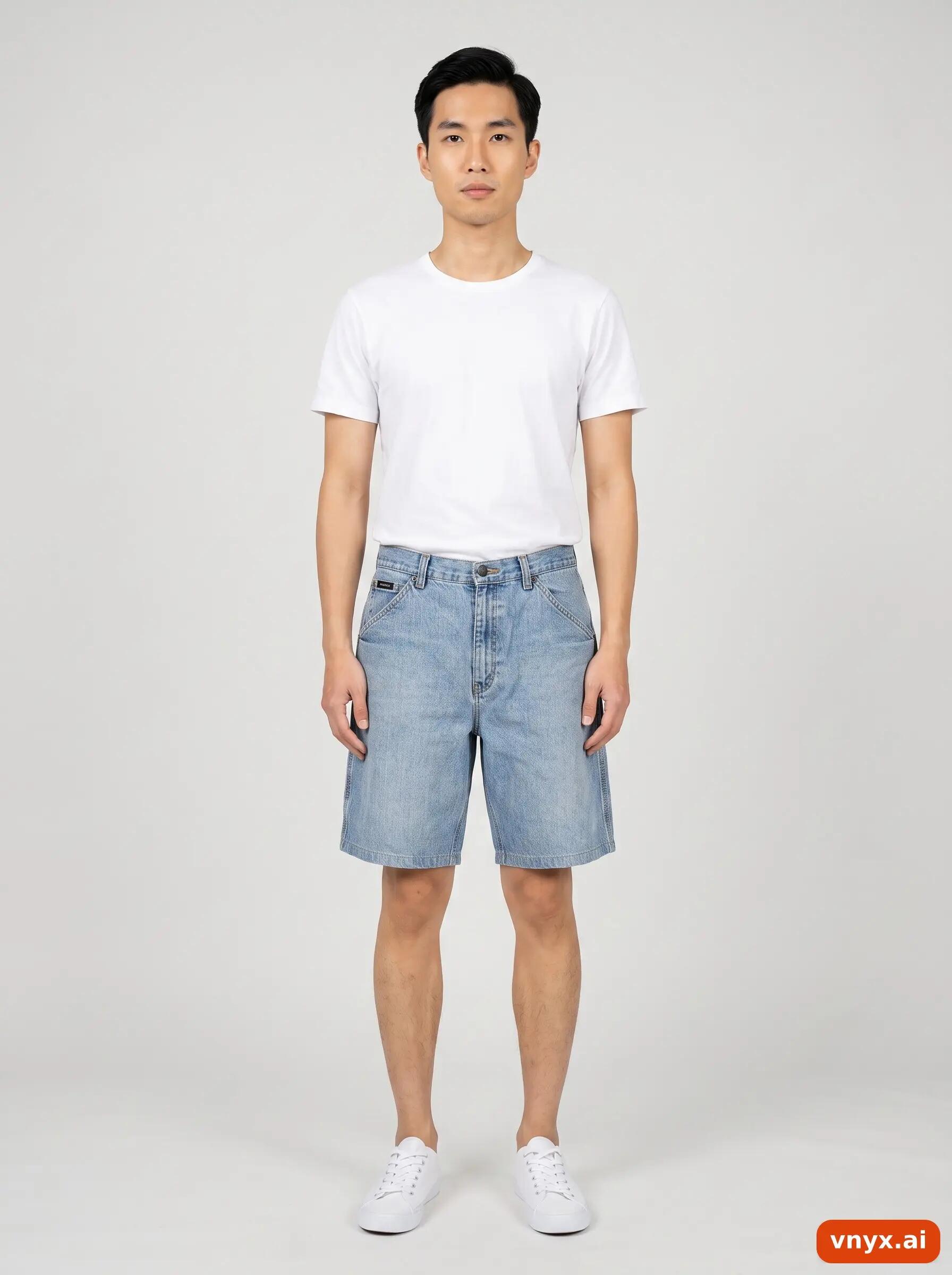 Second Life - Vintage PREMIER Blue Shorts Men W34 L30 3/6