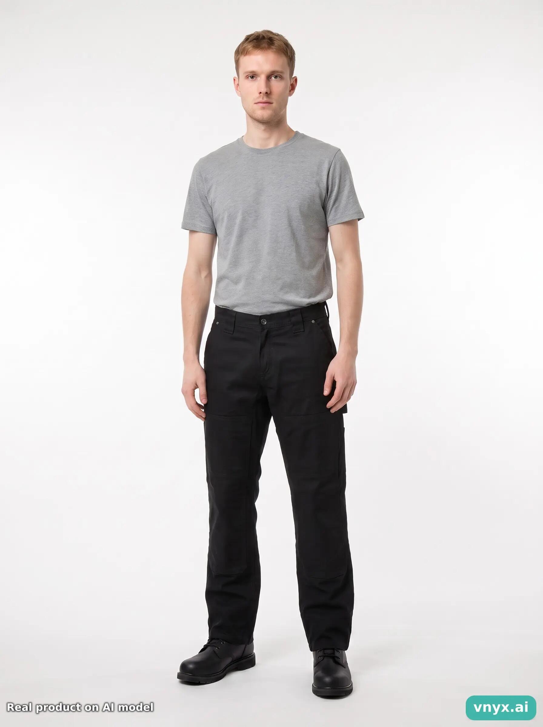 Second Life - Vintage Dickies Black Trousers Men W32 L33 6/6