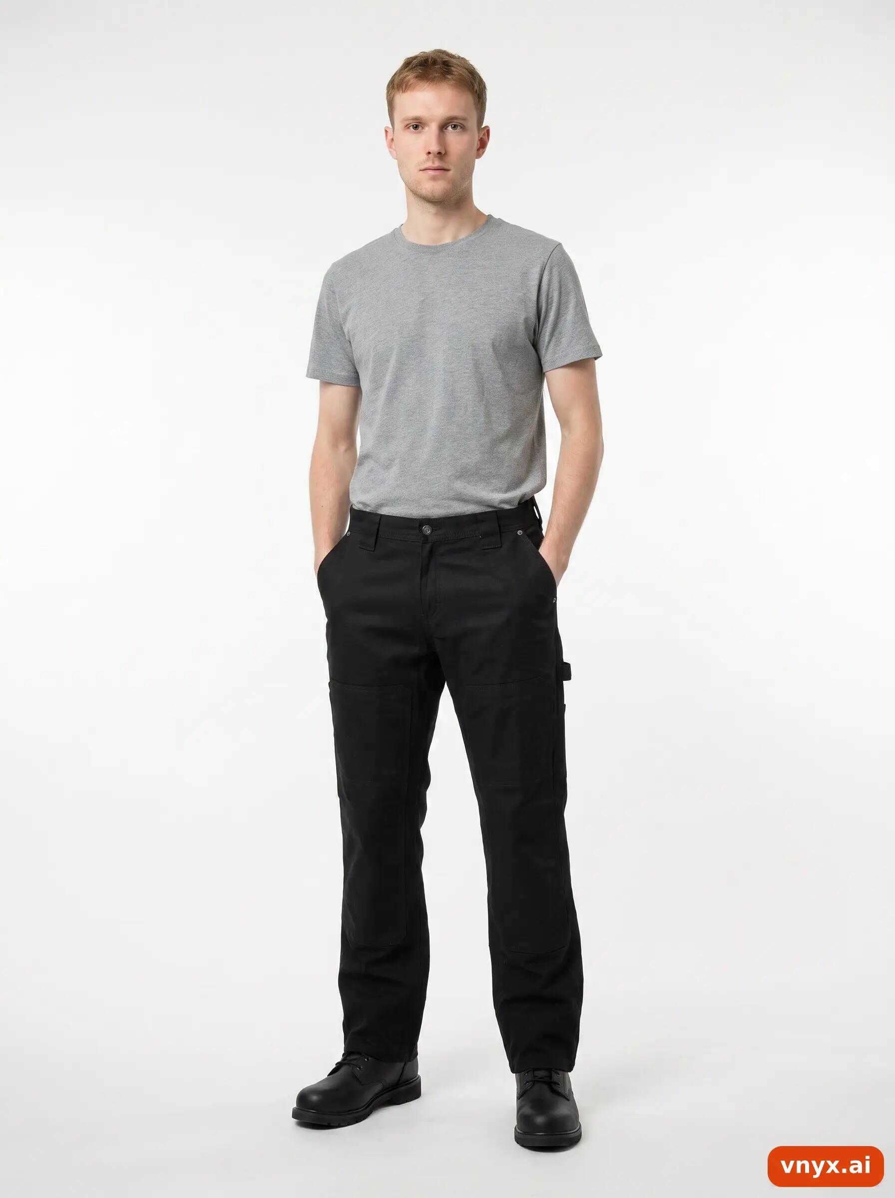 Second Life - Vintage Dickies Black Trousers Men W32 L33 3/6