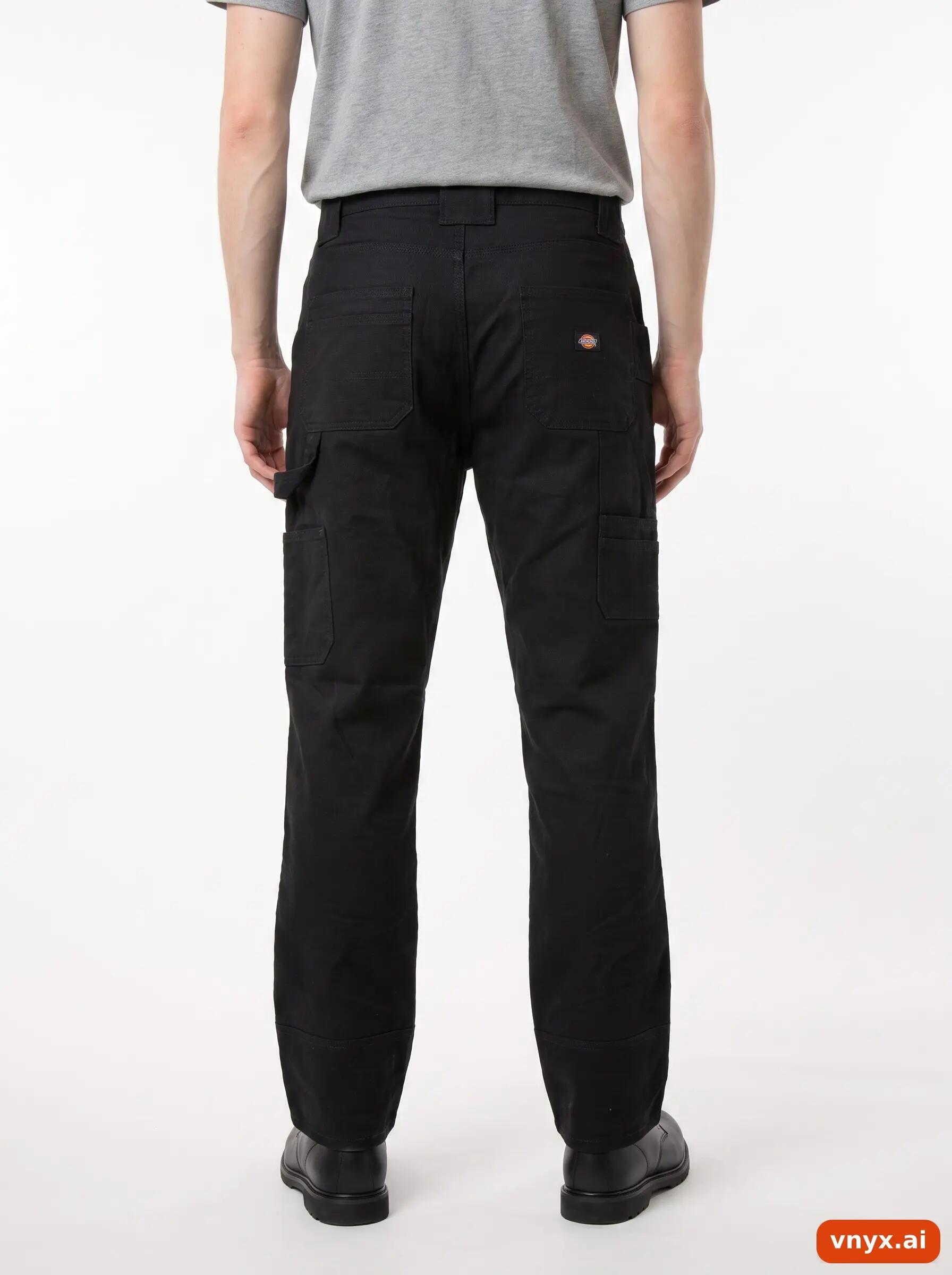 Second Life - Vintage Dickies Black Trousers Men W32 L33 2/6