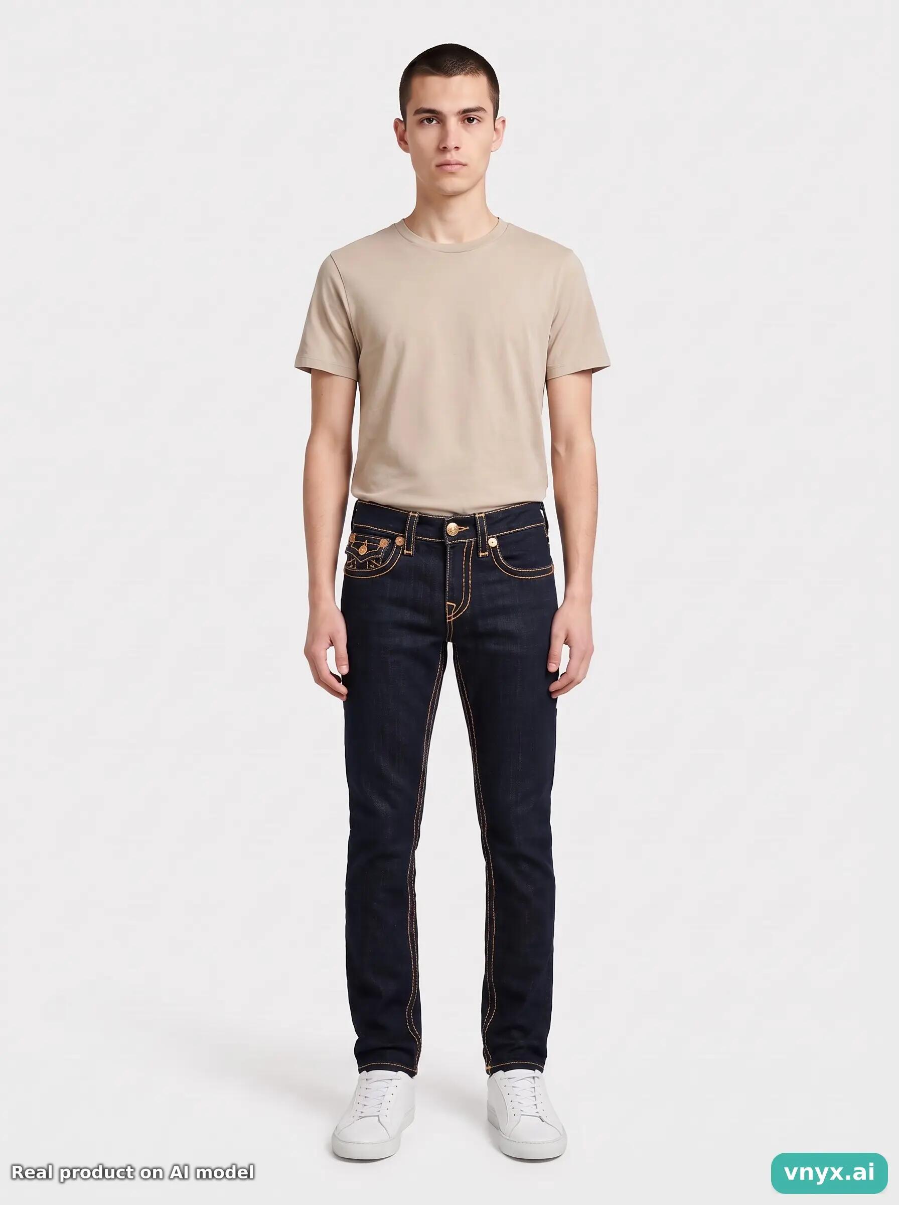 Second Life - Vintage True Religion Black Jeans Men 26 30 6/6