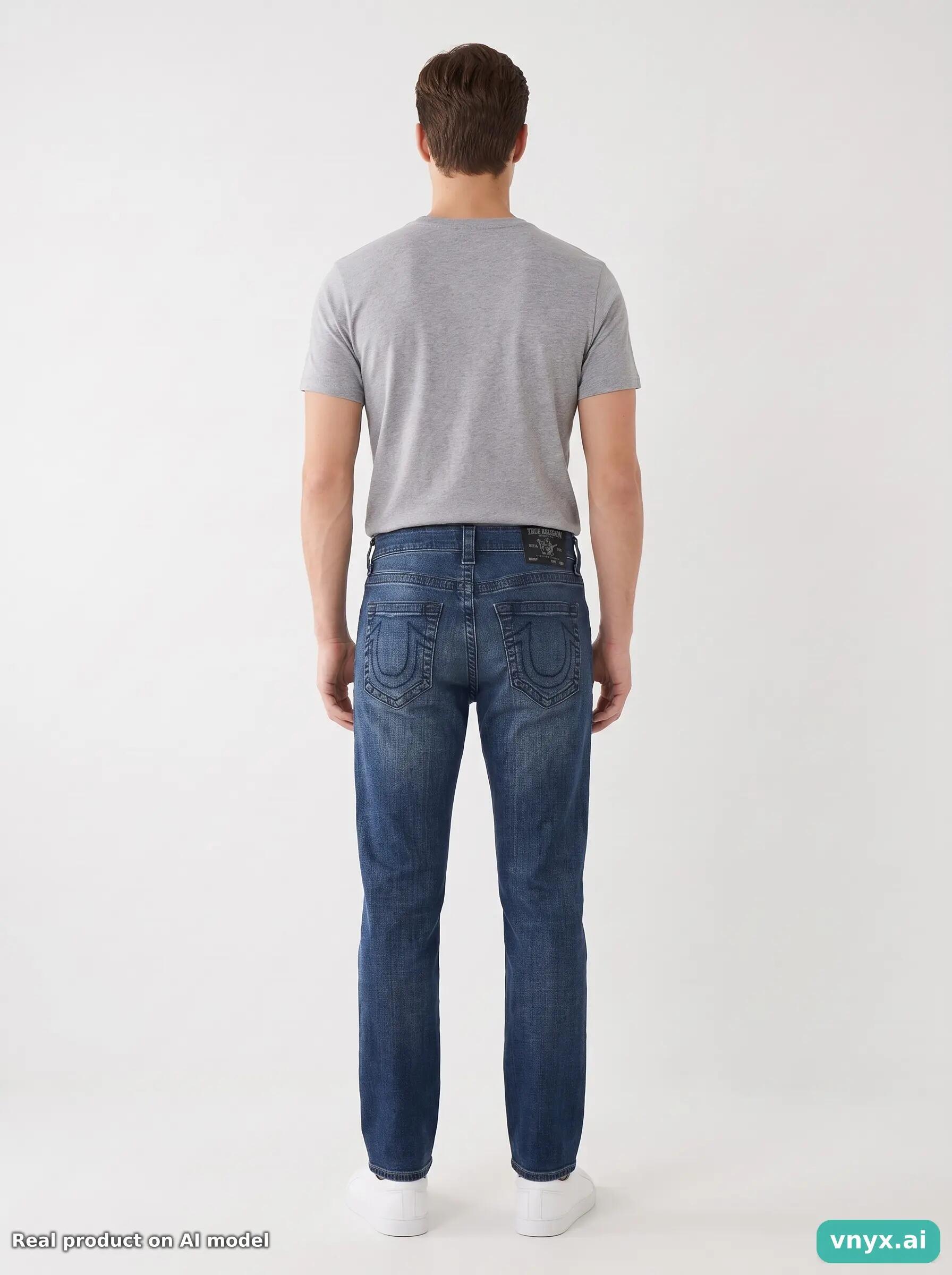 Second Life - Vintage True Religion Dark Blue Jeans Men 32 4/6
