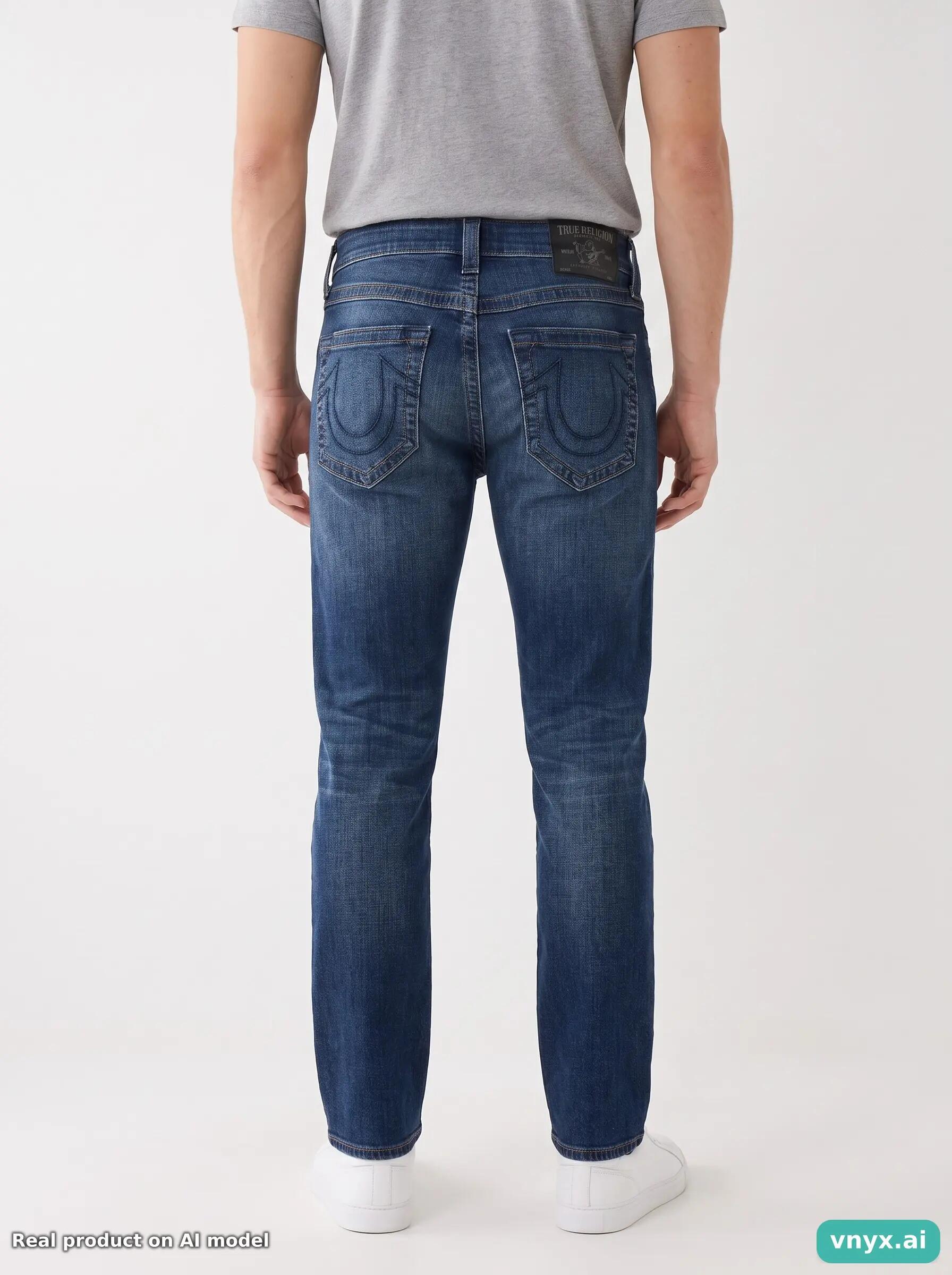 Second Life - Vintage True Religion Dark Blue Jeans Men 32 2/6