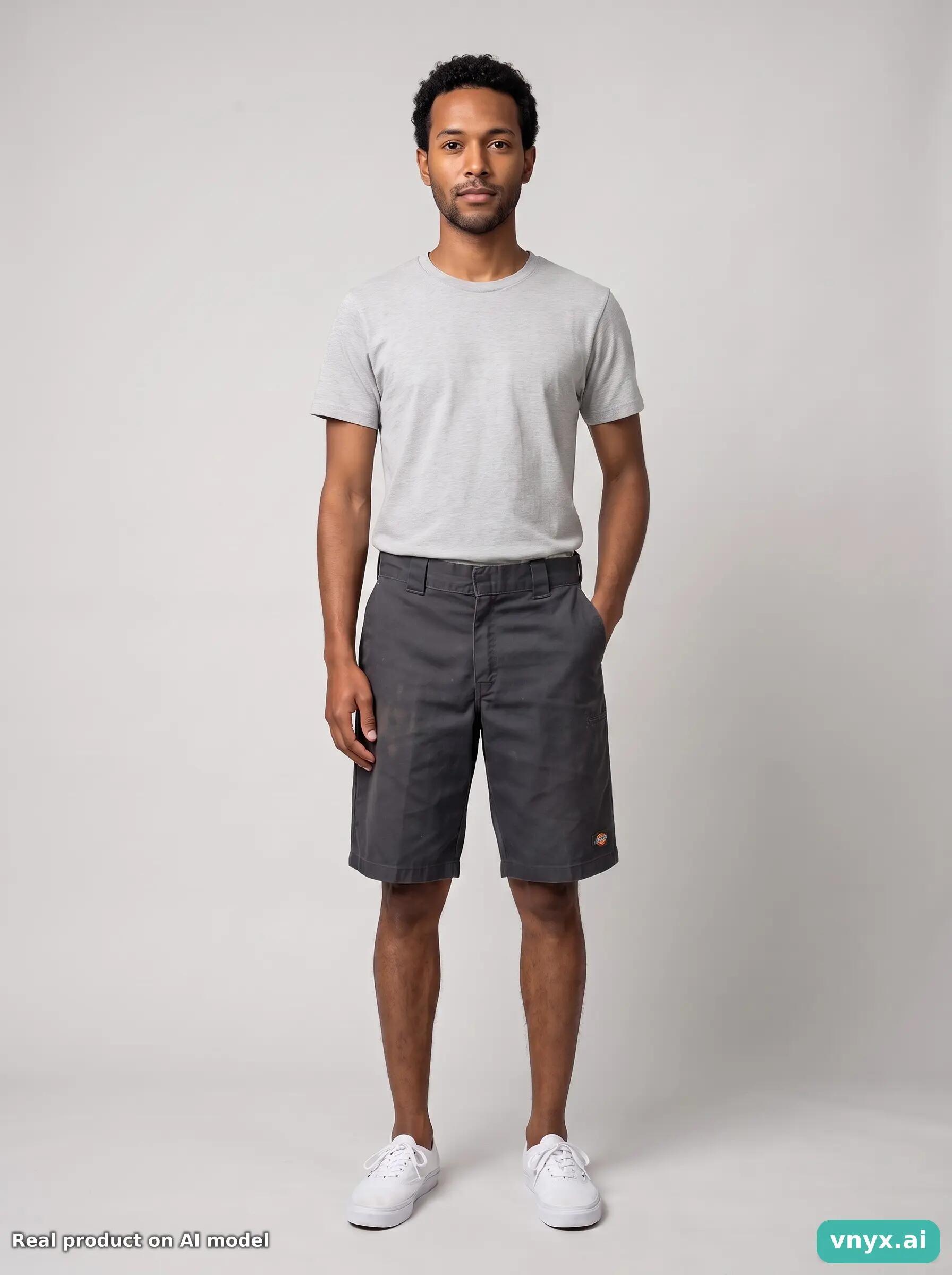 Second Life - Vintage Dickies Grey Shorts Men W34 L33 6/6