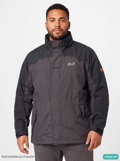 Second Life - Jack Wolfskin Outdoor Jacket in Dark Grey size XXL