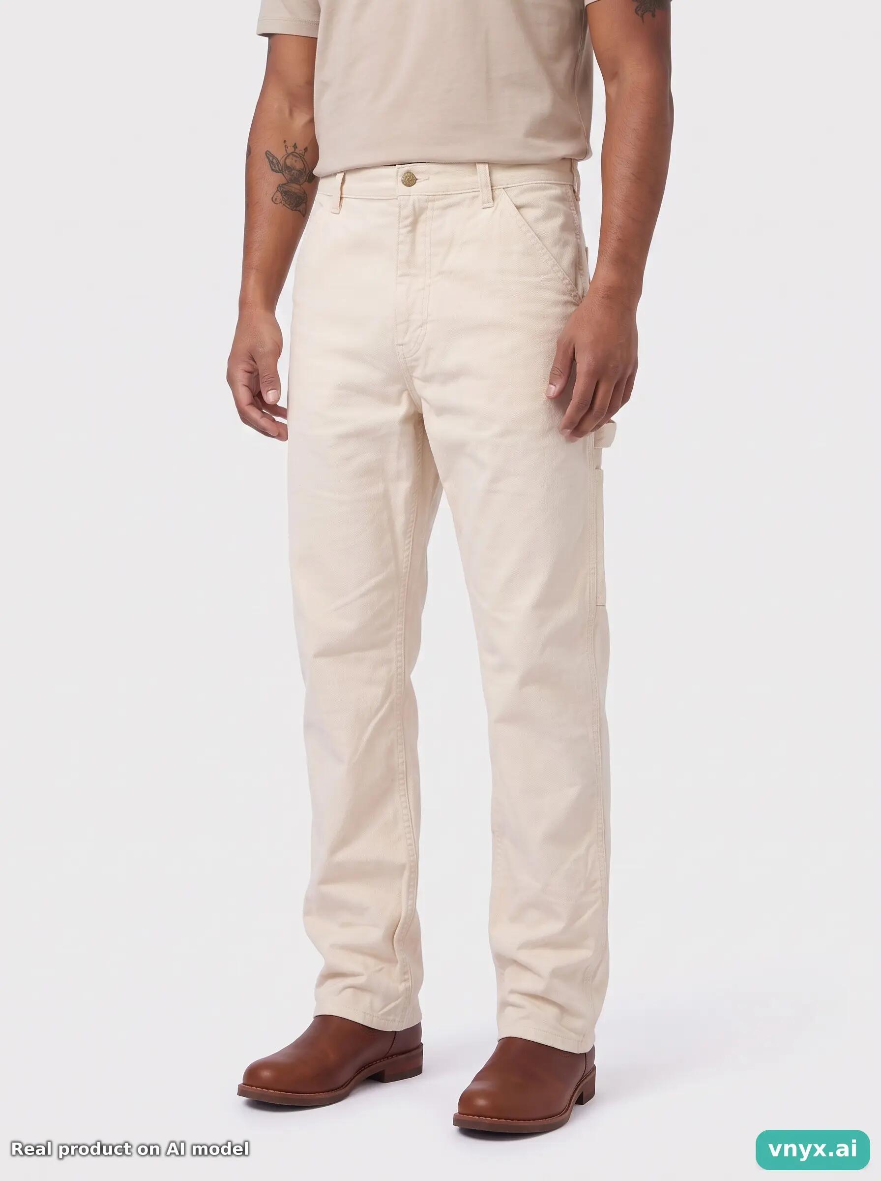 Second Life - Vintage Lee Beige Trousers Men W29 L34 1/6