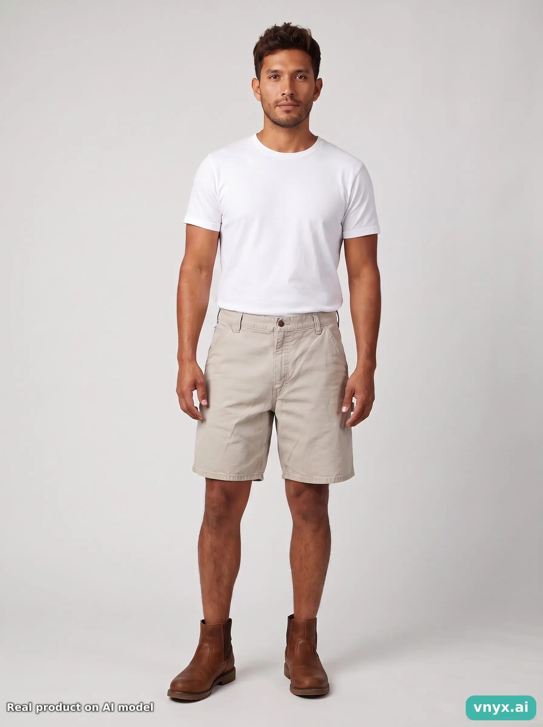 Second Life - Vintage Carhartt Beige Shorts Men W36 5/6