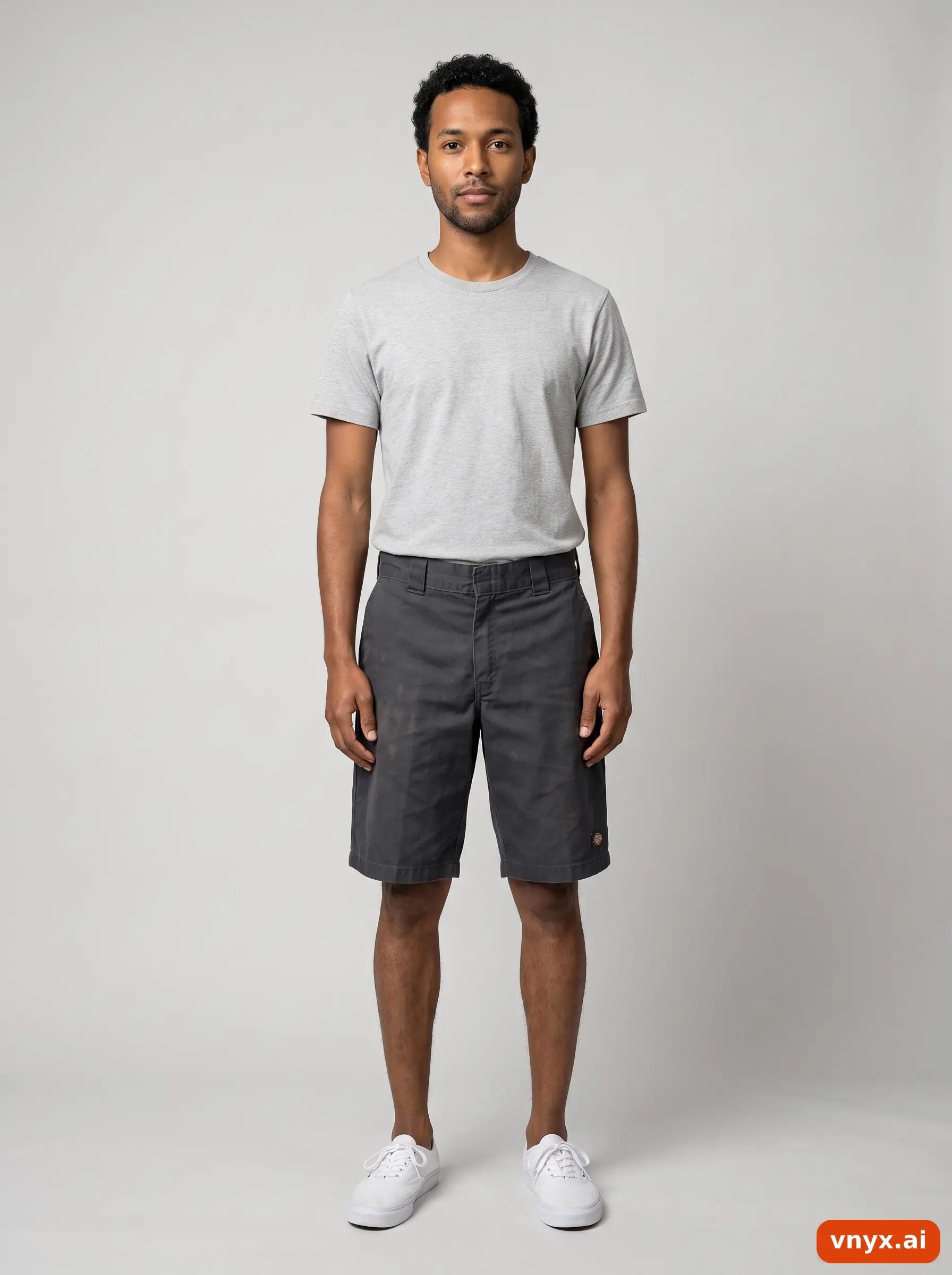 Second Life - Vintage Dickies Grey Shorts Men W34 L33 3/6