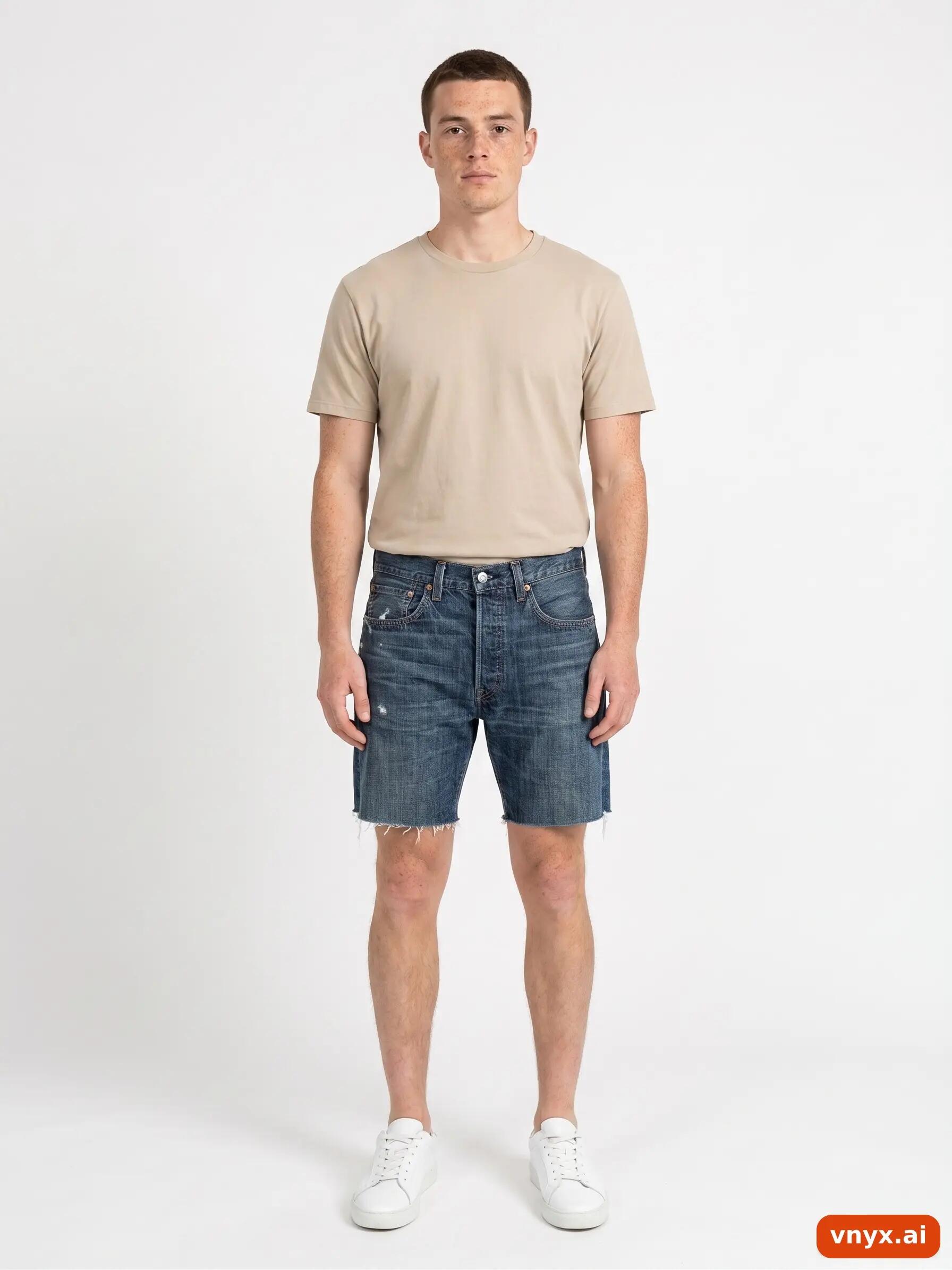 Second Life - Vintage Levi's Dark Blue Shorts Men W31 L34 3/6