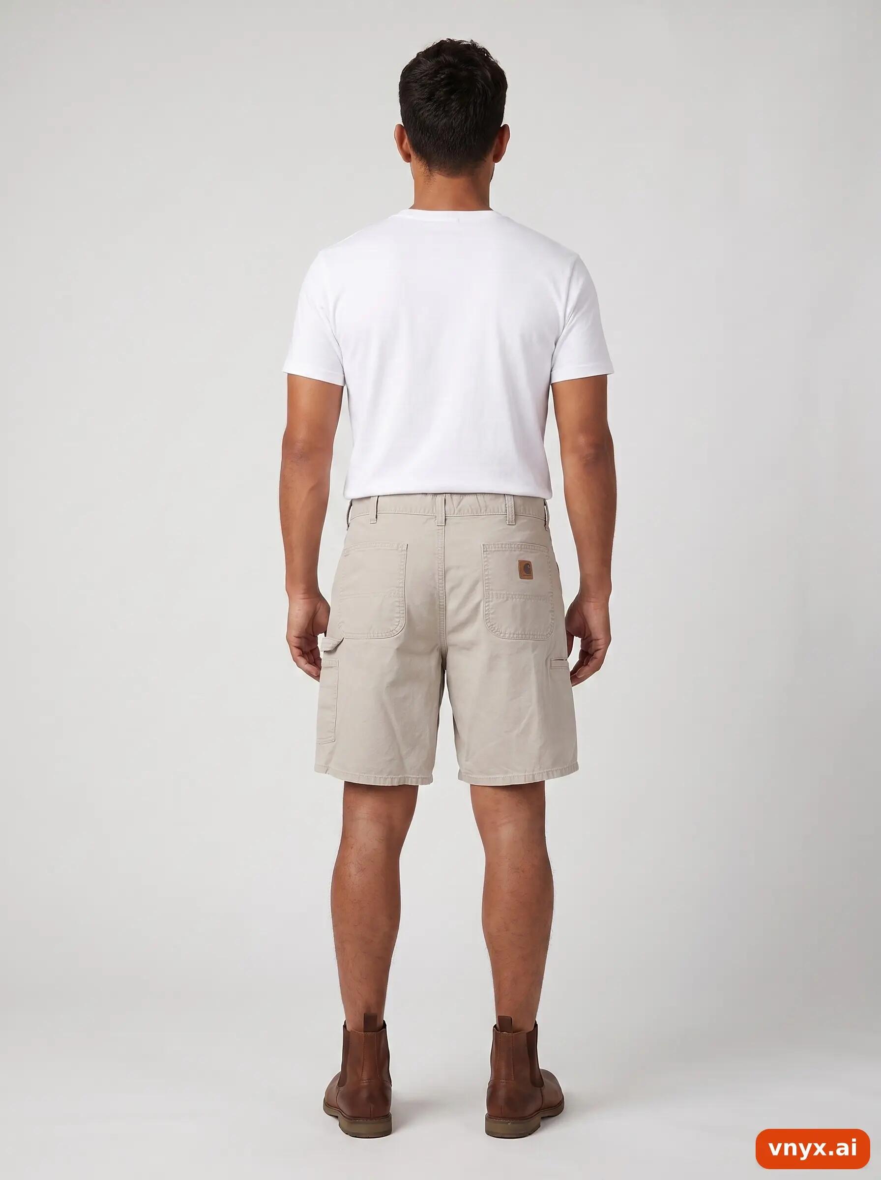 Second Life - Vintage Carhartt Beige Shorts Men W36 4/6