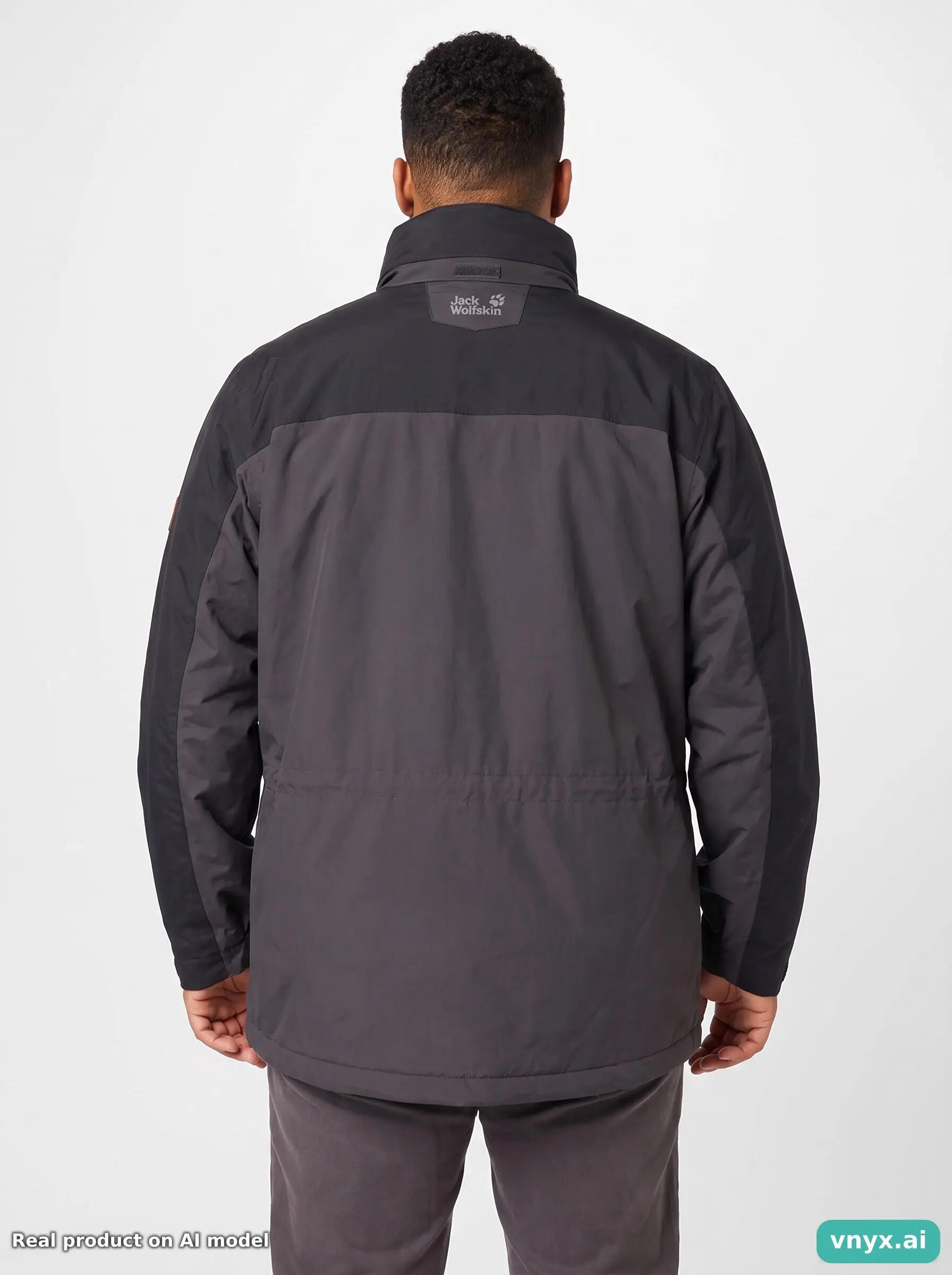 Second Life - Jack Wolfskin Outdoor Jacket in Dark Grey size XXL 2/6