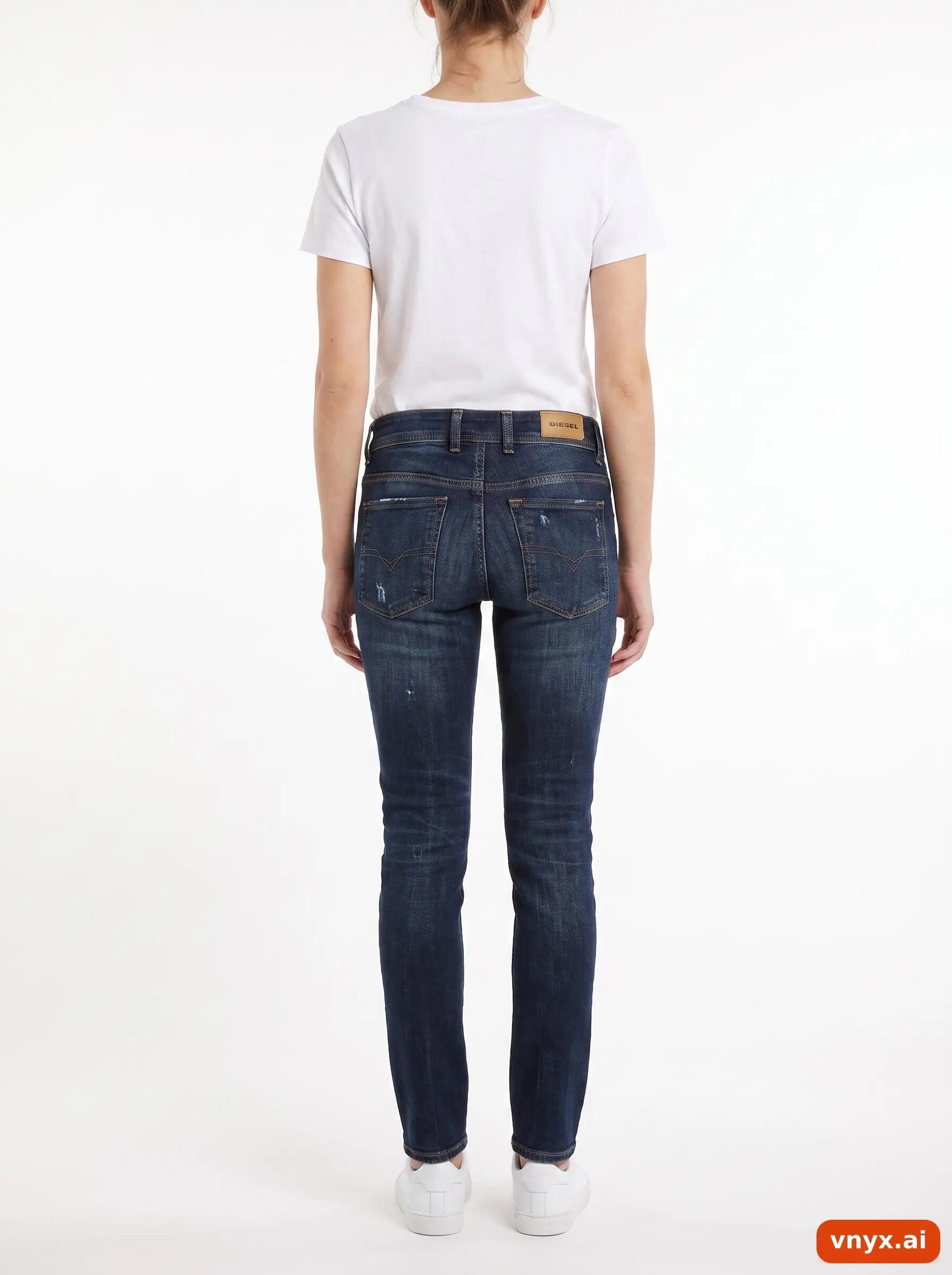 Second Life - Vintage Diesel Blue Jeans Women W21 L31 5/6