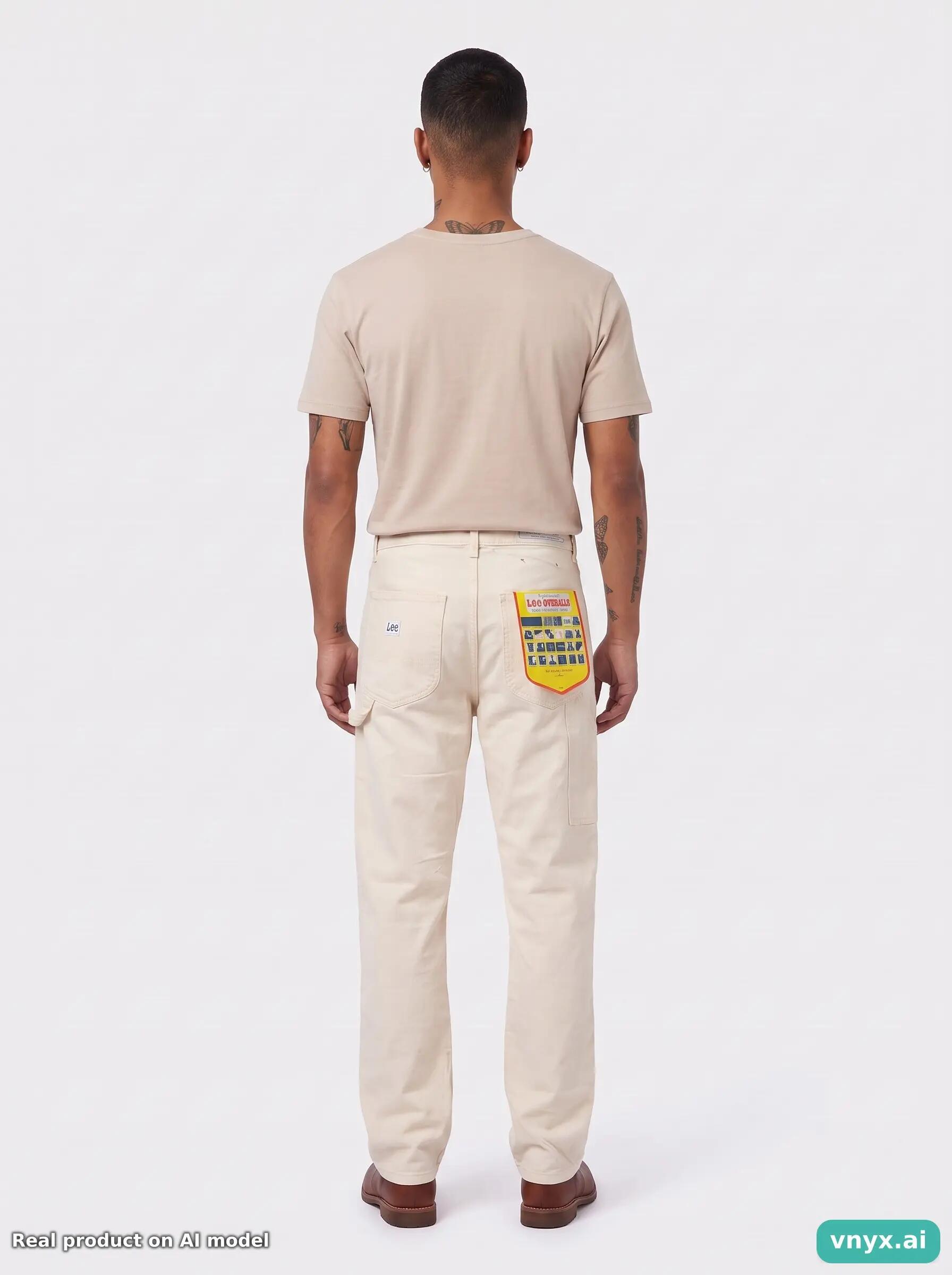Second Life - Vintage Lee Beige Trousers Men W29 L34 5/6