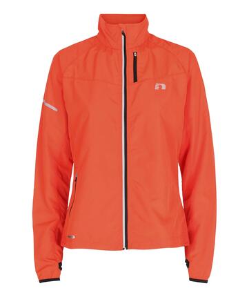 Heren - hardlopen - jas - Race Jacket - normale pasvorm, compacteerbaar - oranje
