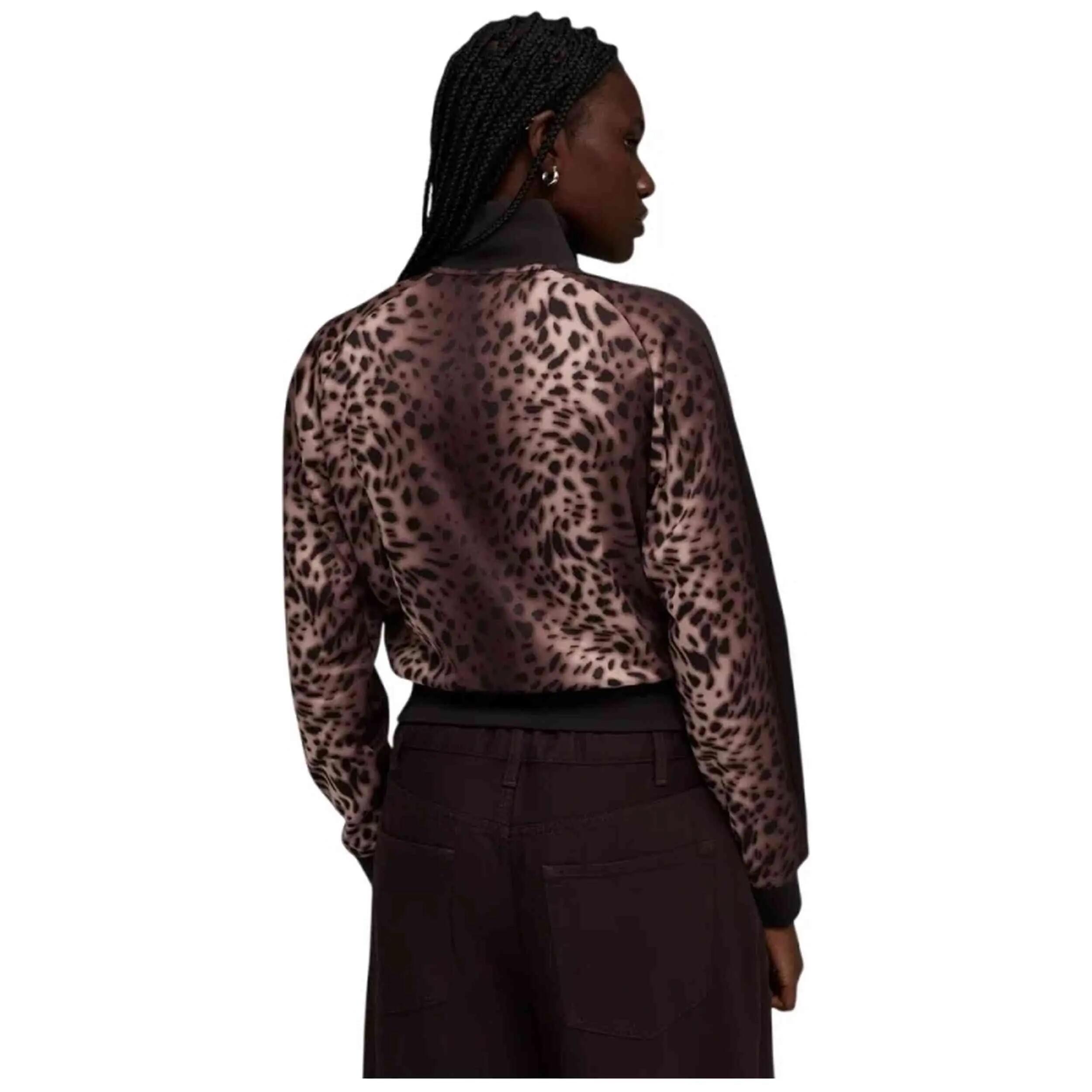 Casaco de fato de treino Puma modelo T7 Leo Luxe "Brown Leopard" para mulheres 3/5