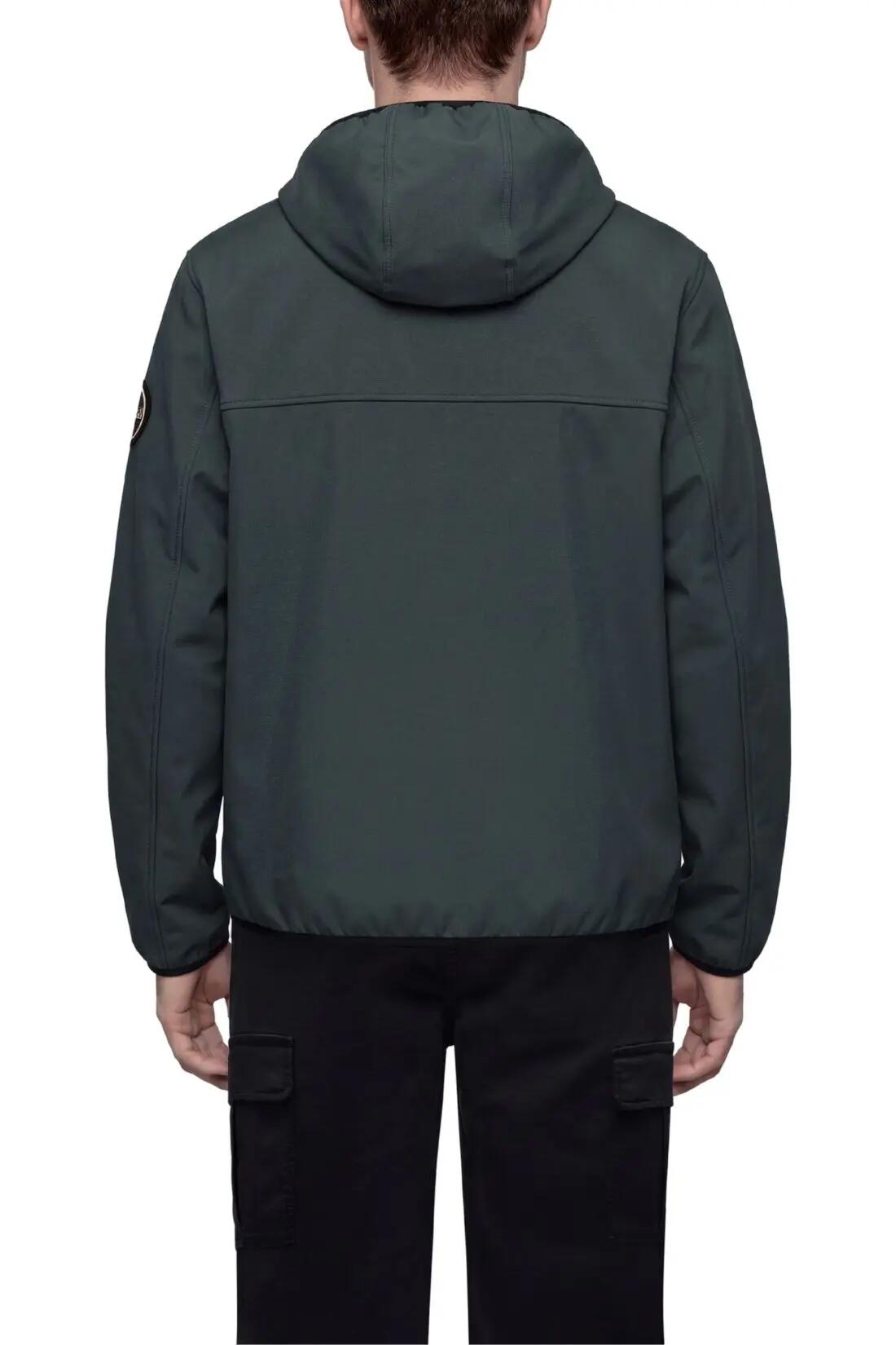 Veste sport homme à capuche, Alther Shell, vert sauge 3/3