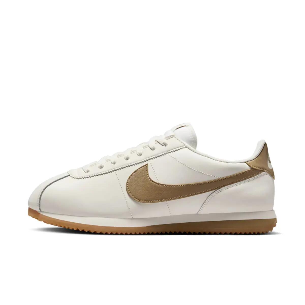 Nike Cortez Leather Sail Gum Yellow Parachute Beige 3/6