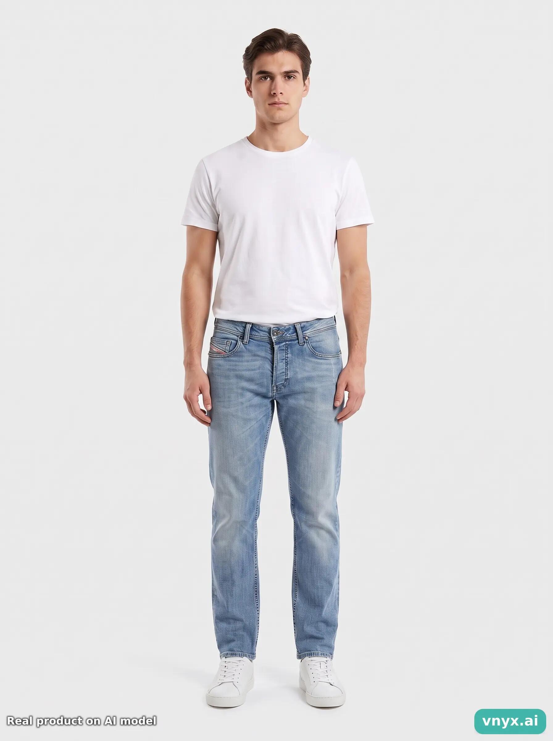 Second Life - Vintage Diesel Blue Jeans Men W34 6/6
