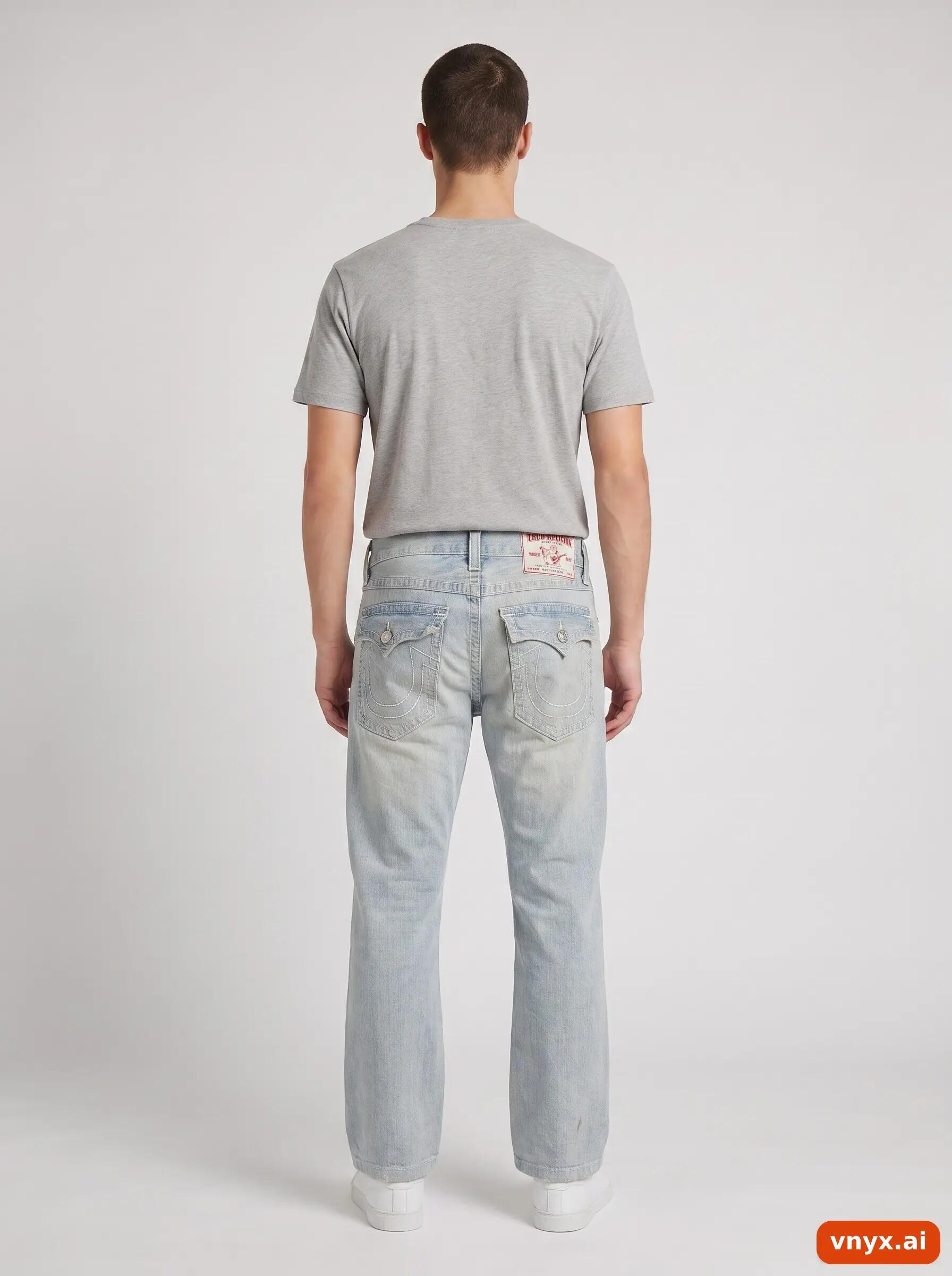 Second Life - Vintage True Religion Blue Jeans Men W38 L29 4/6