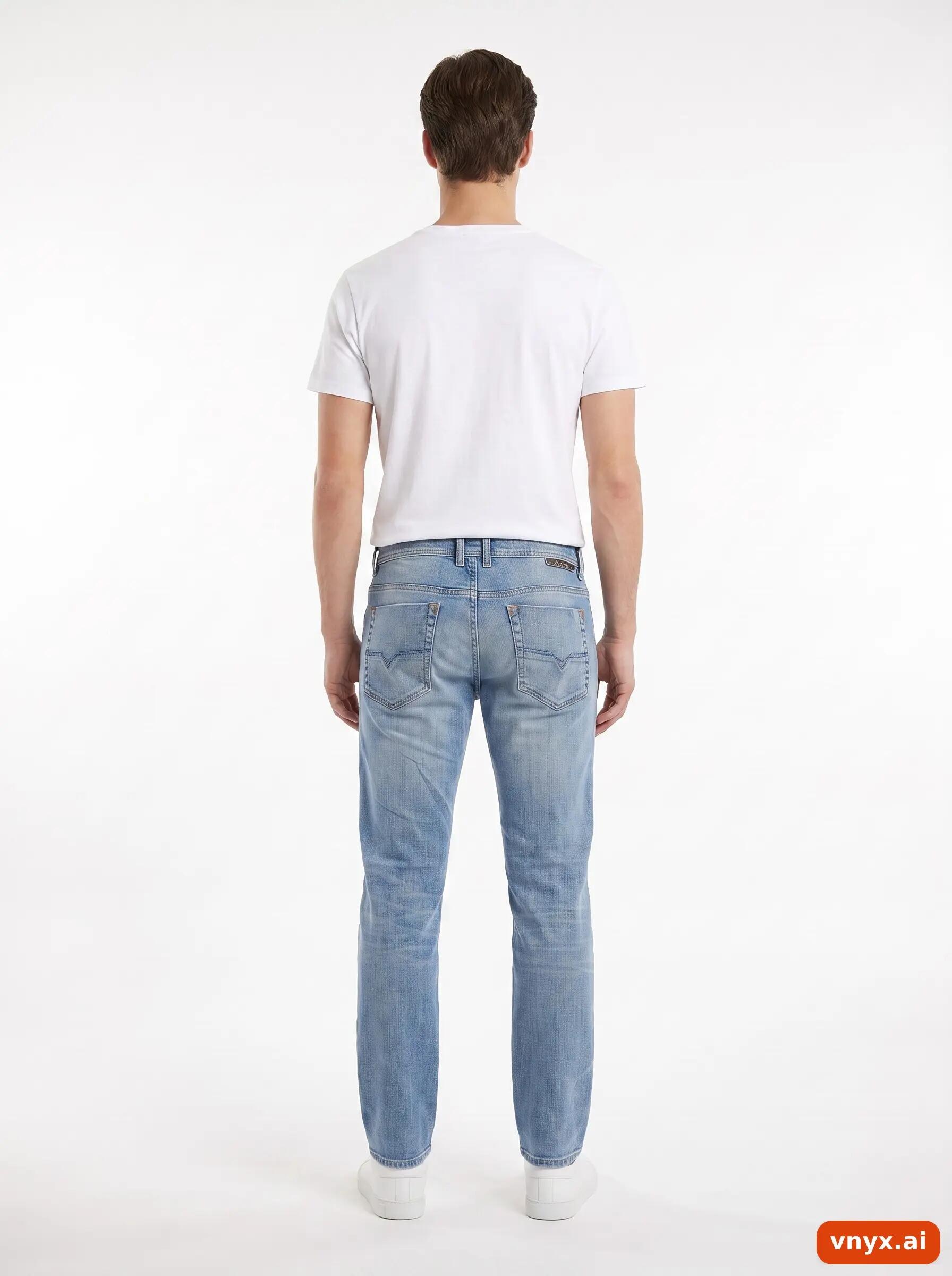 Second Life - Vintage Diesel Blue Jeans Men W34 4/6