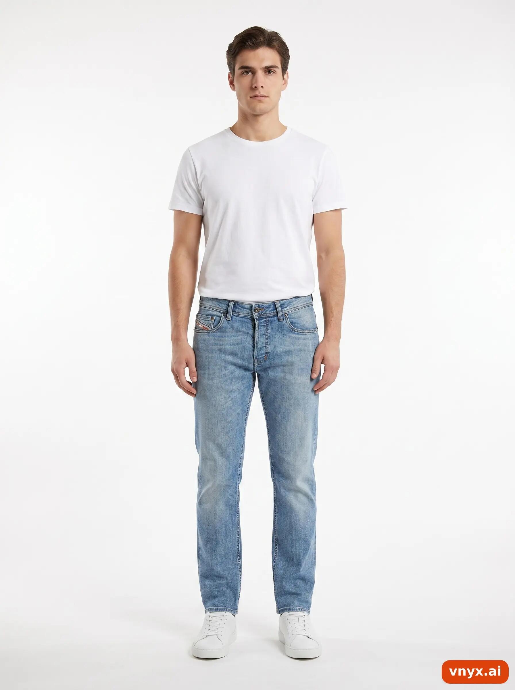 Second Life - Vintage Diesel Blue Jeans Men W34 3/6