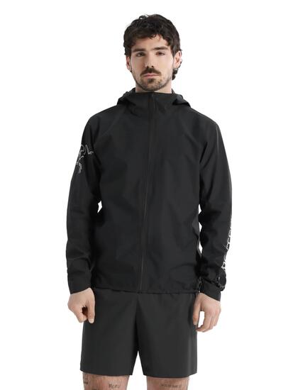 Erwachsene - trail - jacke - gore-tex - norvan jacket - schwarz
