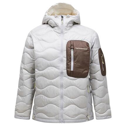 Helium Utility Down Hood Jacket Men L weiß - antarctica/desert terrain