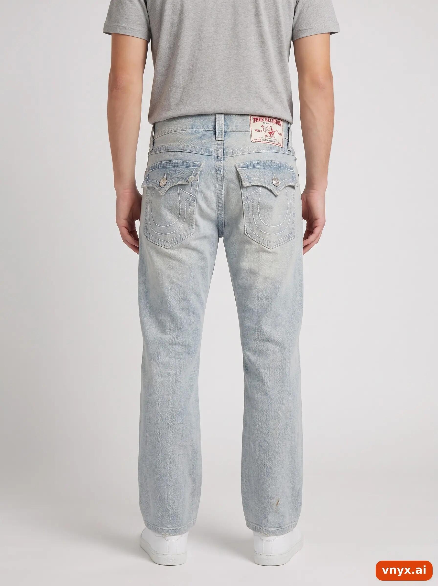 Second Life - Vintage True Religion Blue Jeans Men W38 L29 2/6