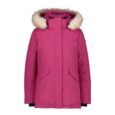 Dames parka met rits en capuchon cmp