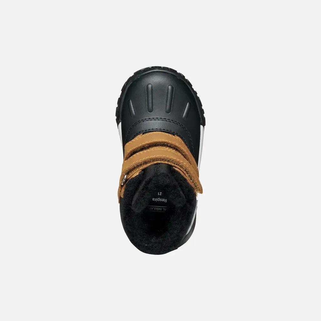 Bottines Bébé Garçon TREKKYUP BABY BOY Tabac/Noir 6/7