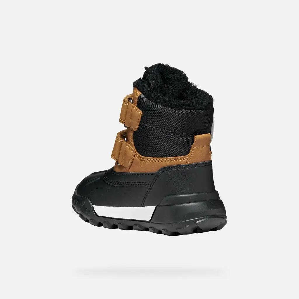 Bottines Bébé Garçon TREKKYUP BABY BOY Tabac/Noir 4/7
