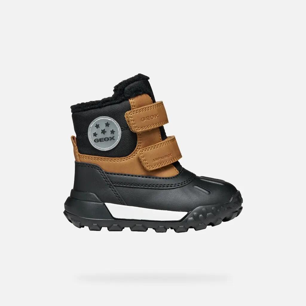 Bottines Bébé Garçon TREKKYUP BABY BOY Tabac/Noir 2/7