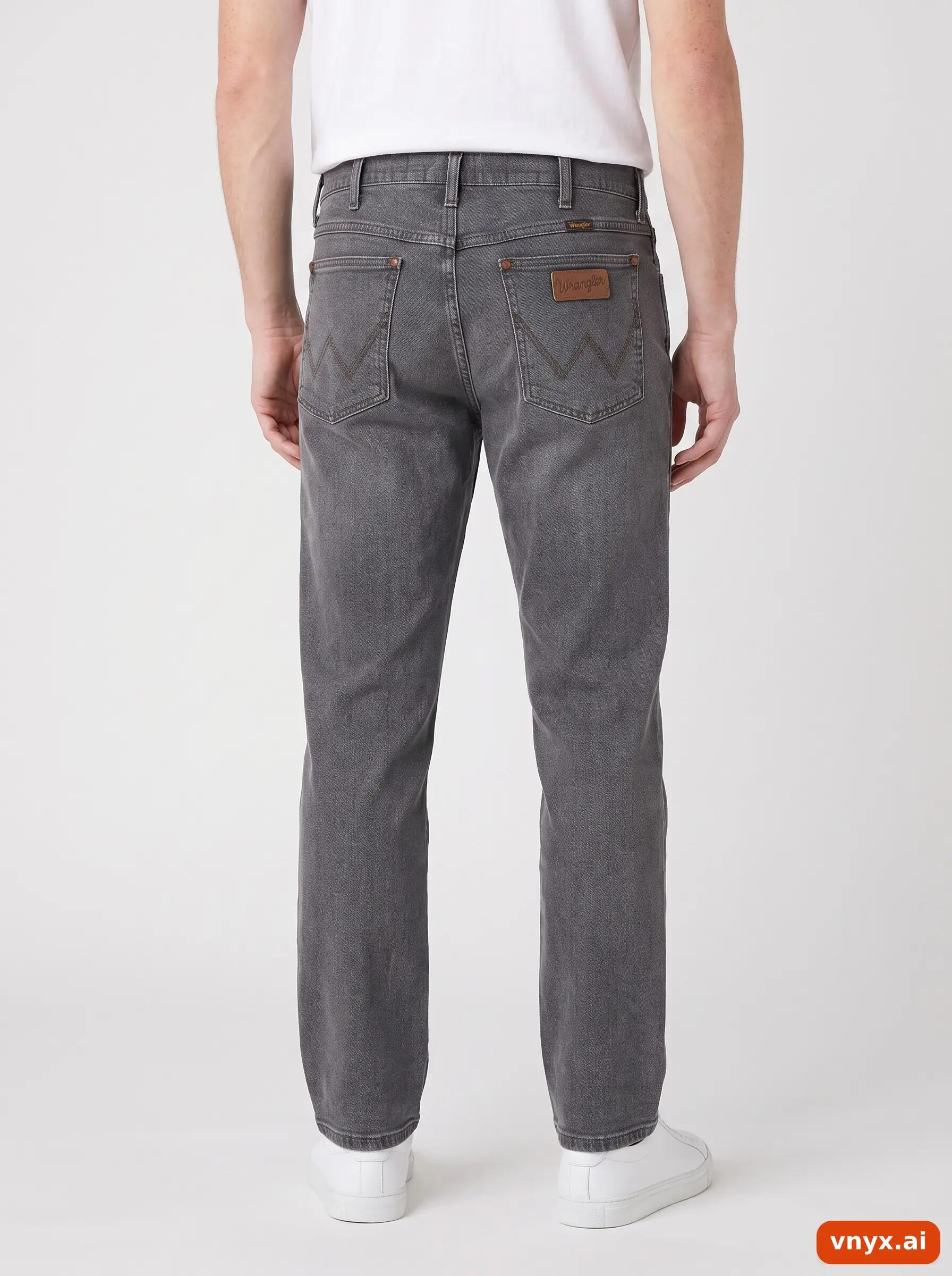 Second Life - Vintage Wrangler Grey Jeans Men W36 L34 5/6