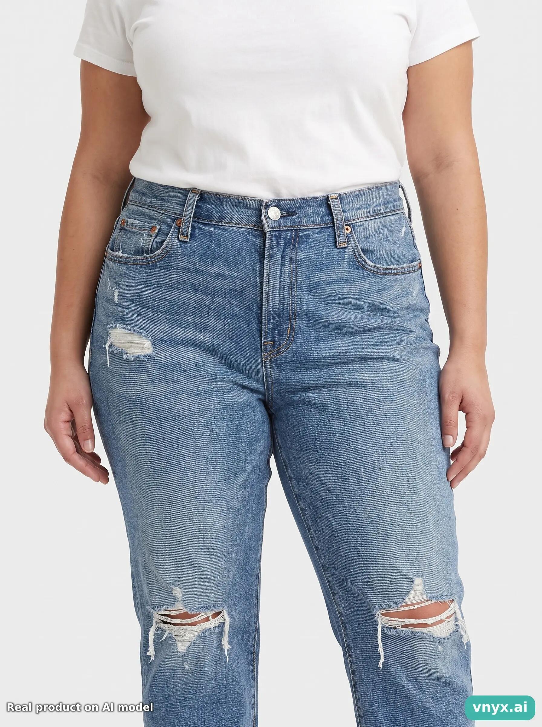 Second Life - Vintage Levi's Light Blue Jeans Women W33 L30 6/6