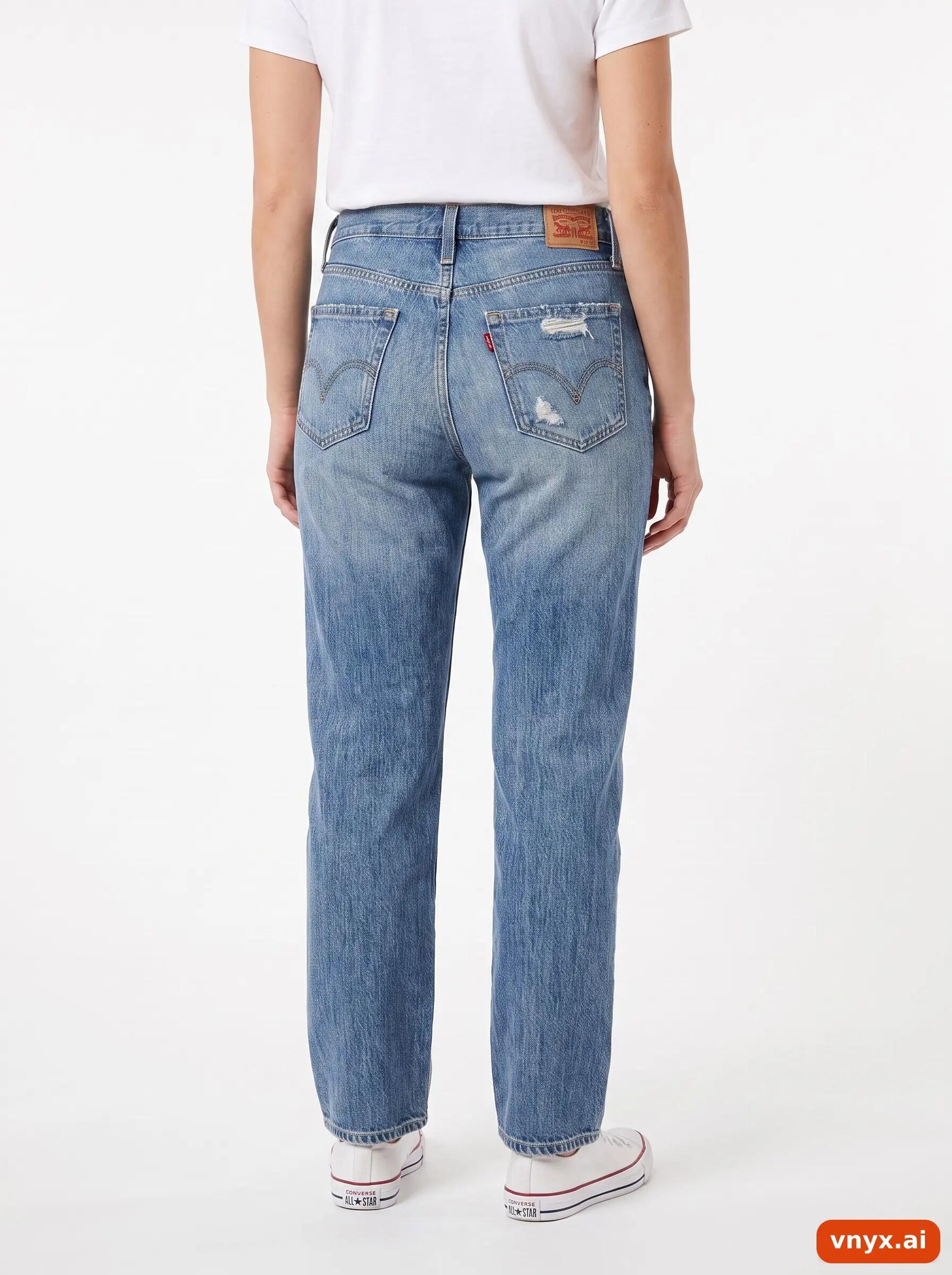 Second Life - Vintage Levi's Light Blue Jeans Women W33 L30 2/6
