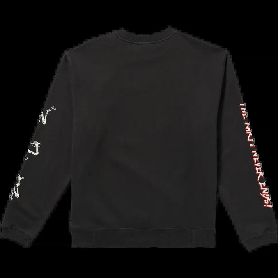 Sweatshirt Volcom NEVER ENDS CREW Preto 8/8