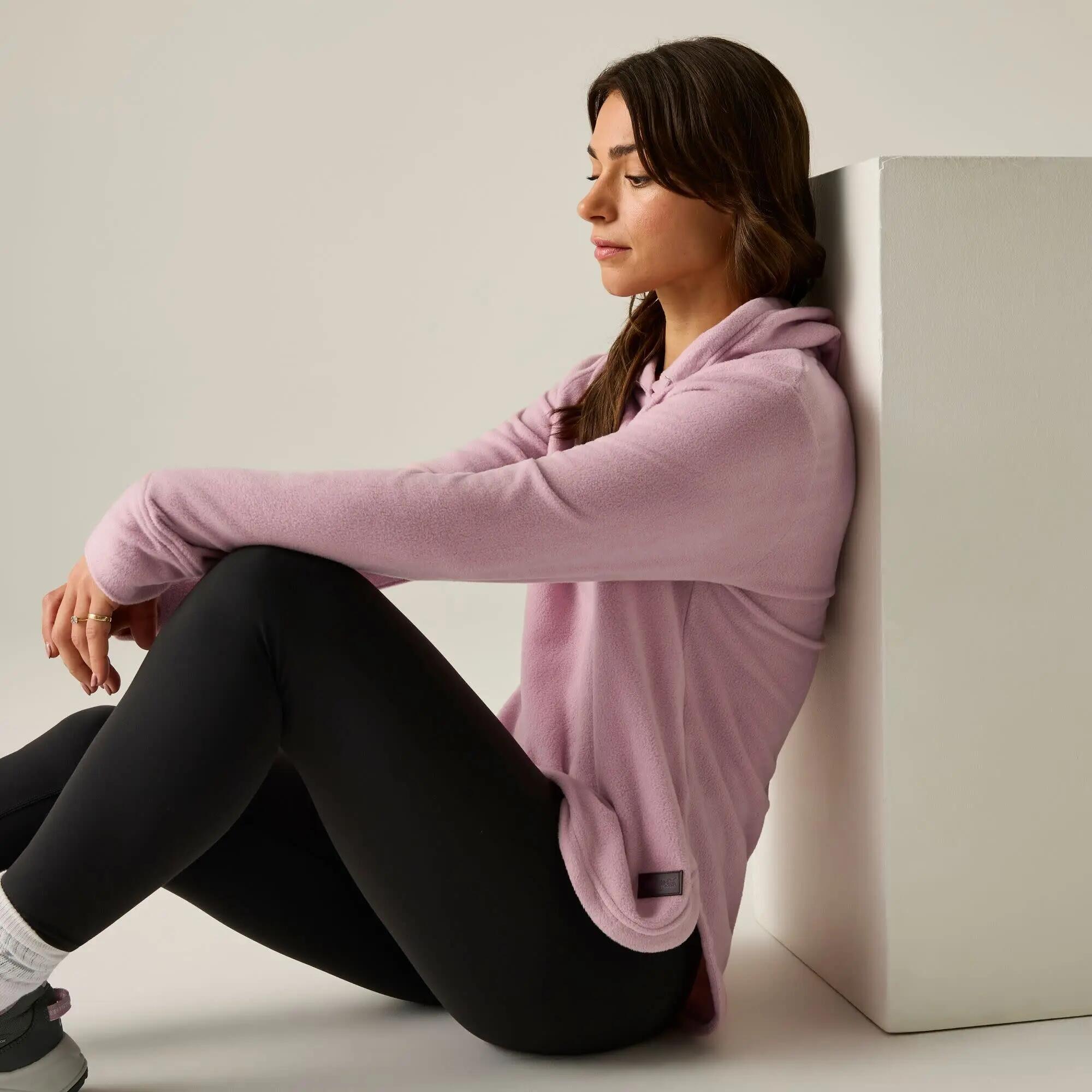 Fleecevesten Truien Dames - REGATTA Mayse Hoody - Powder Lilac Solid 7/7