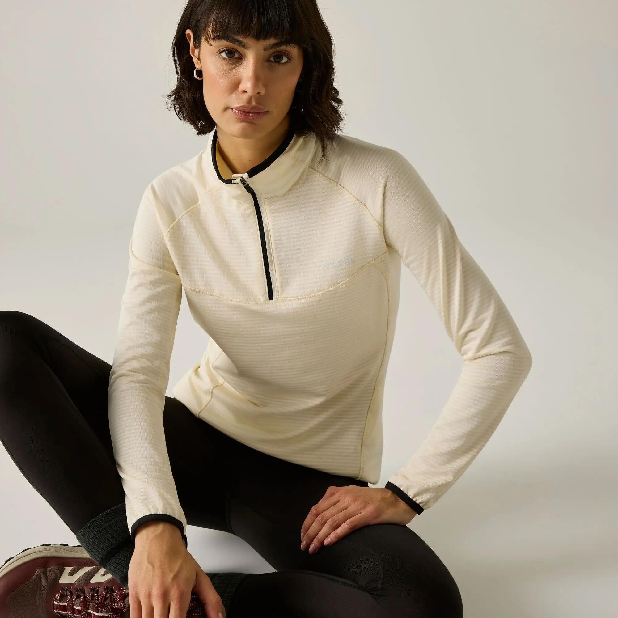 Fleece Pullover Damen - REGATTA Women's Yonder II - LightVanilla 7/7