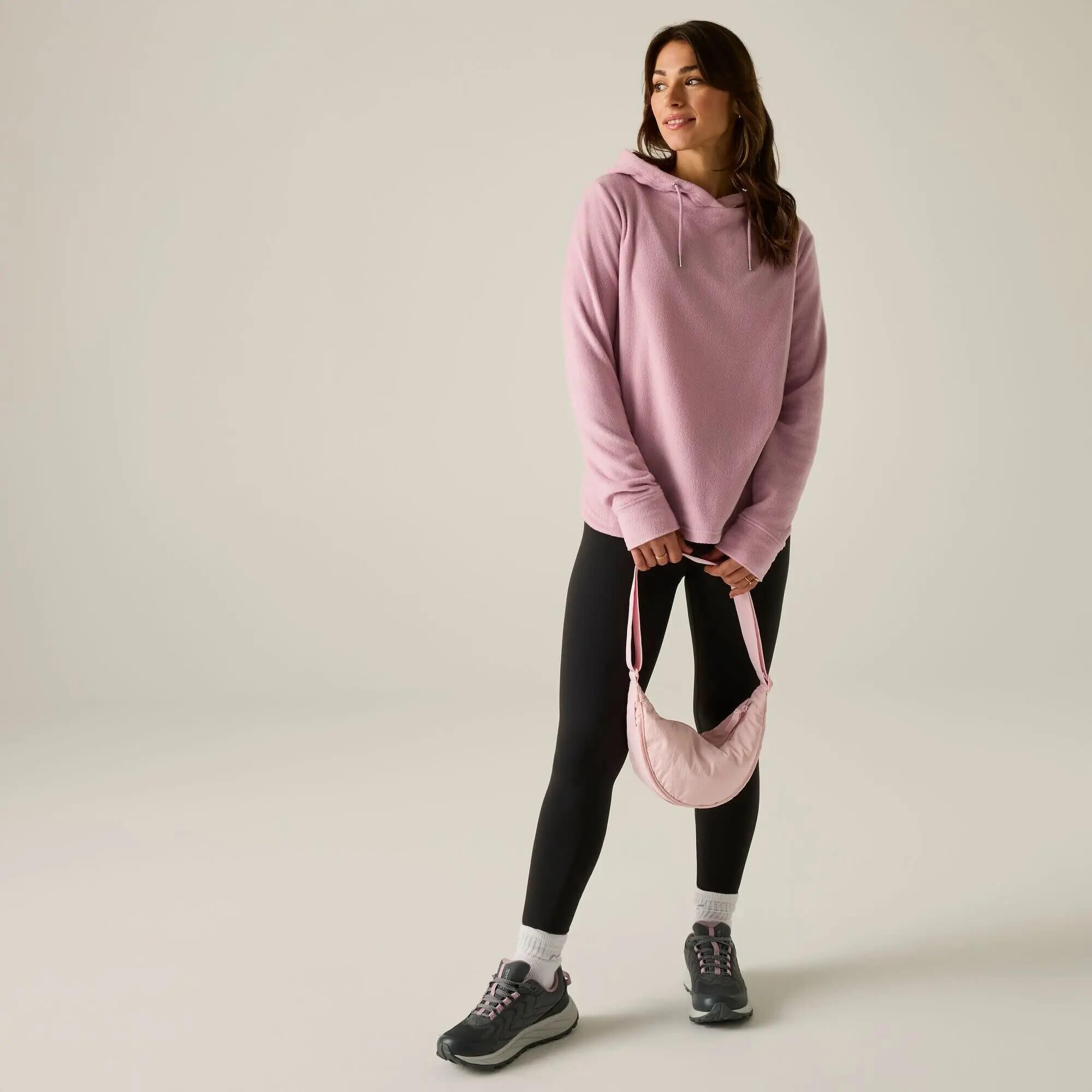 Fleecevesten Truien Dames - REGATTA Mayse Hoody - Powder Lilac Solid 6/7